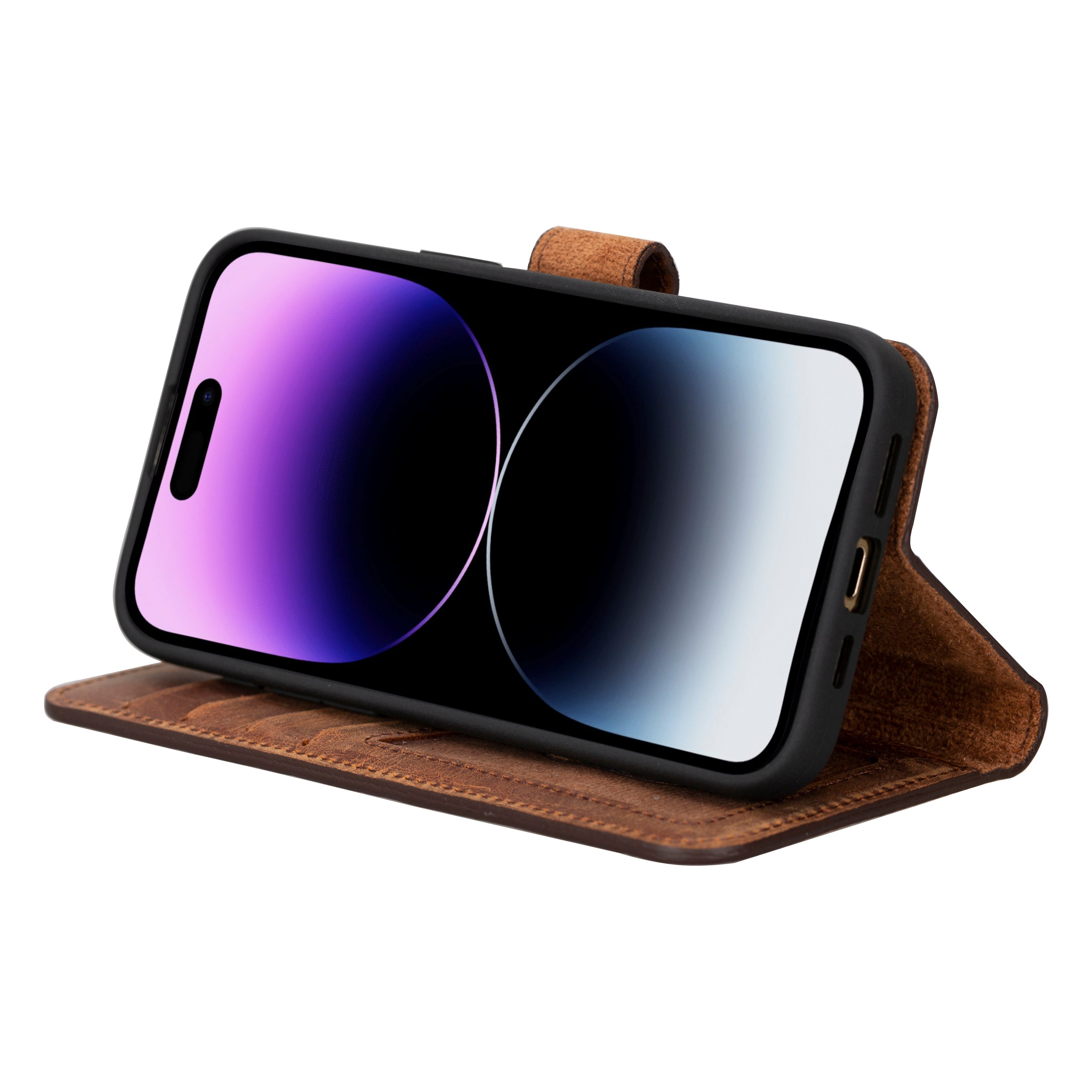 Magic iPhone 16 Plus Leather Detachable Wallet Case