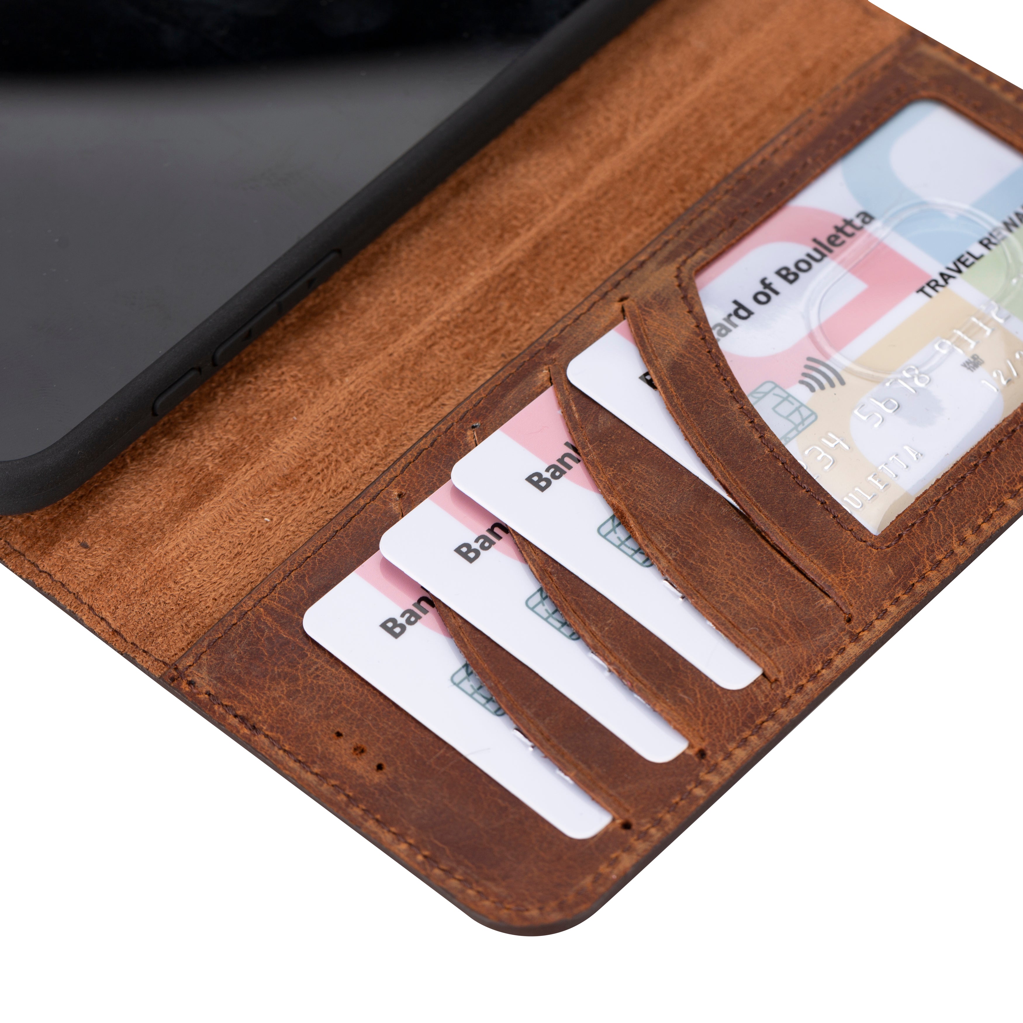 Magic iPhone 16 Plus Leather Detachable Wallet Case