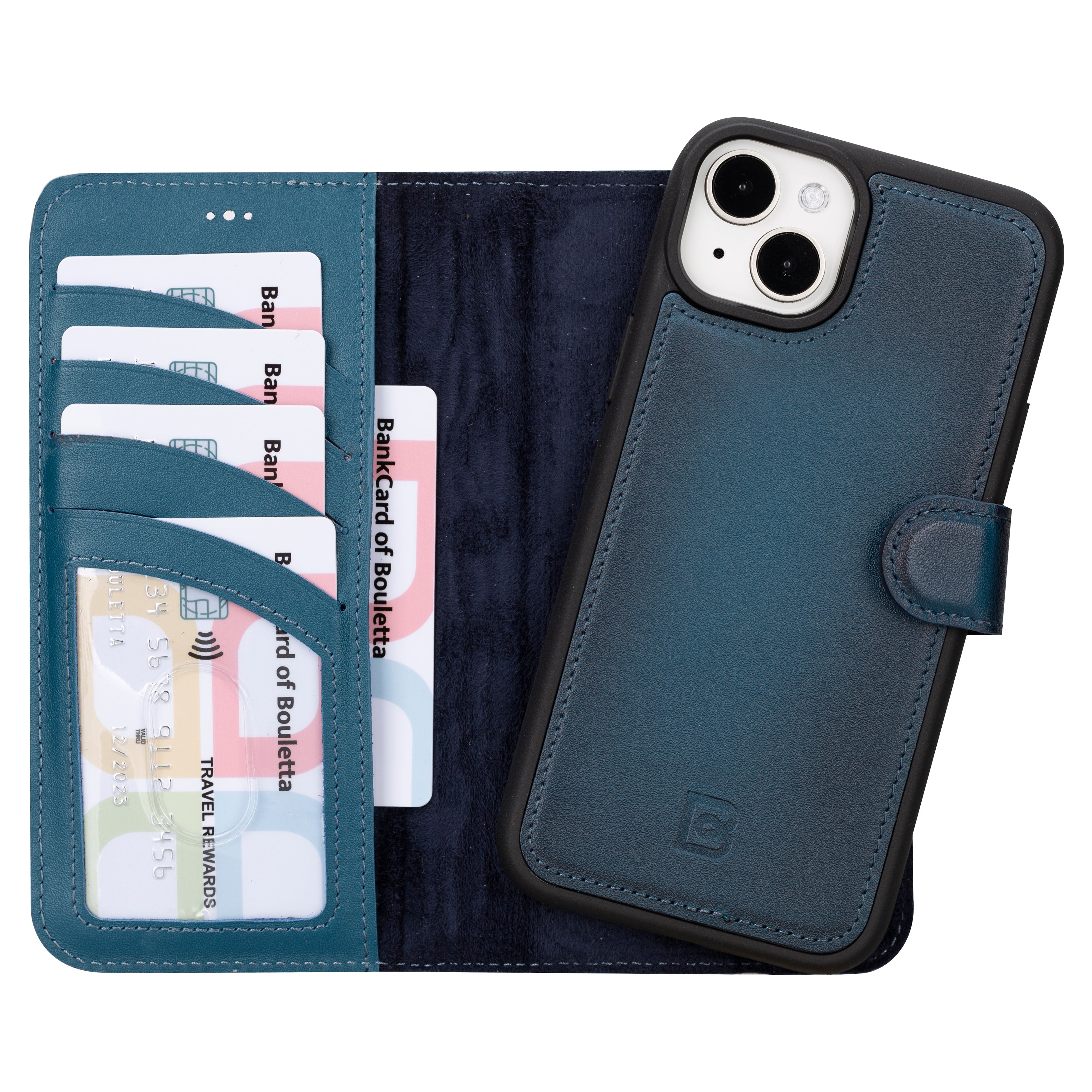 Magic iPhone 16 Plus Leather Detachable Wallet Case