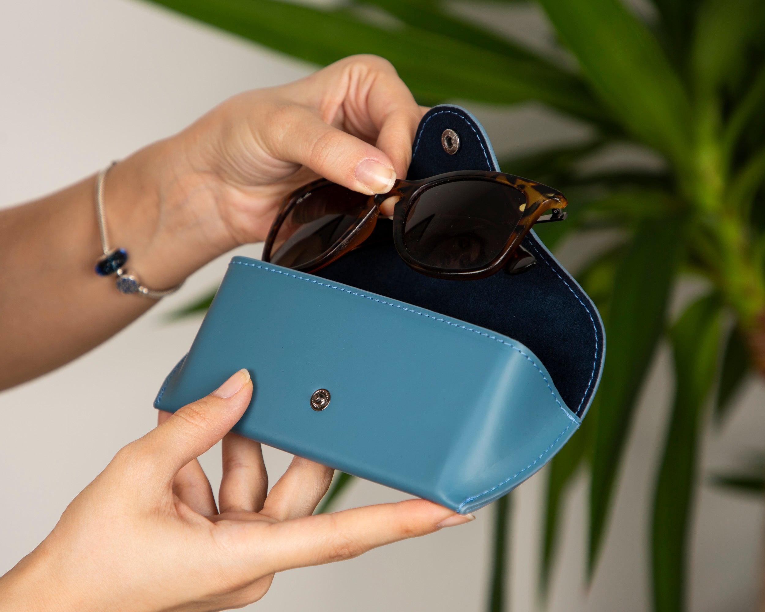 Roan Leather Glasses Case