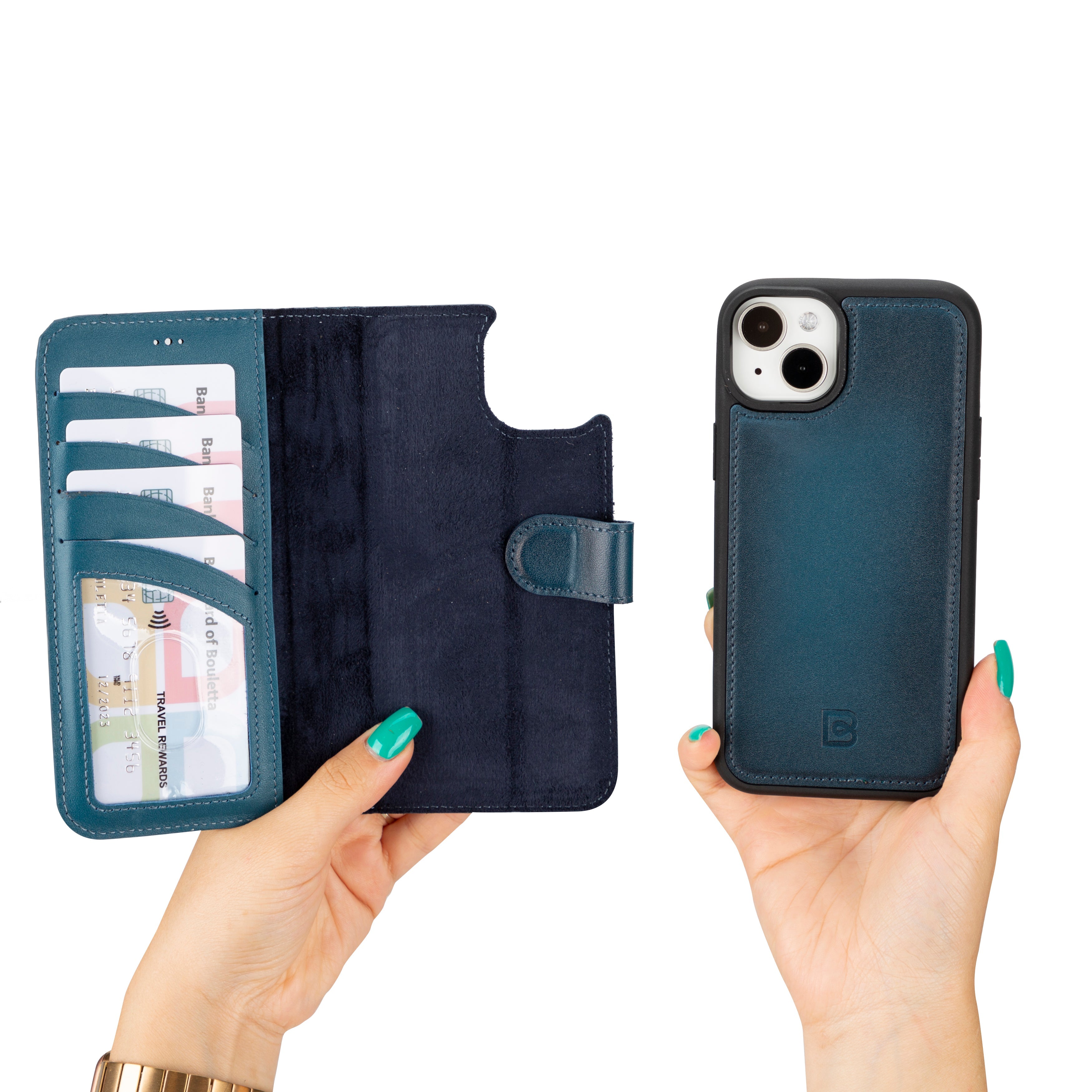 Magic iPhone 16 Plus Leather Detachable Wallet Case