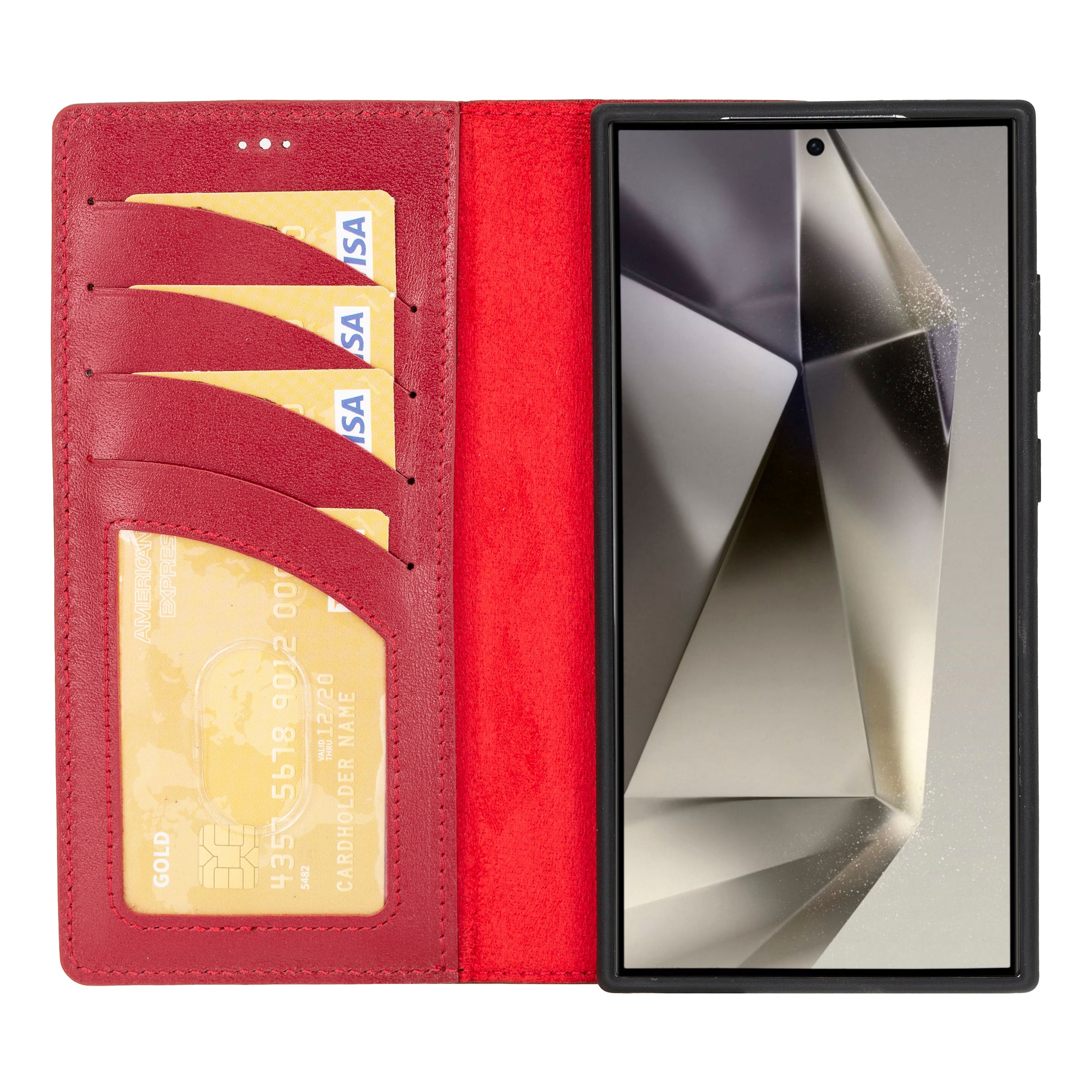 Magic Samsung Galaxy S24 Plus Detachable Leather Wallet Case