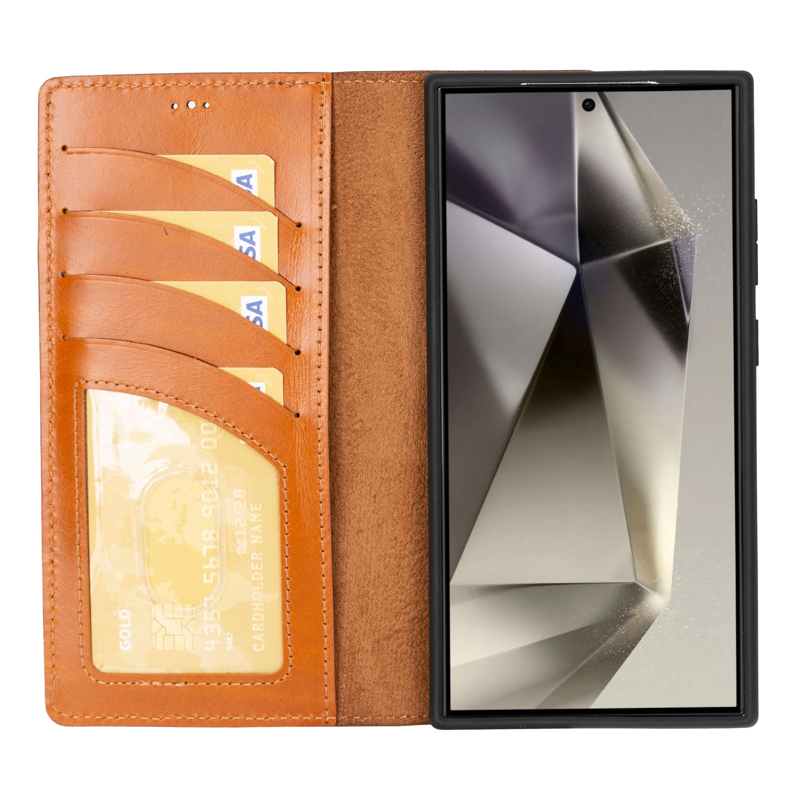 Magic Samsung Galaxy S24 Plus Detachable Leather Wallet Case