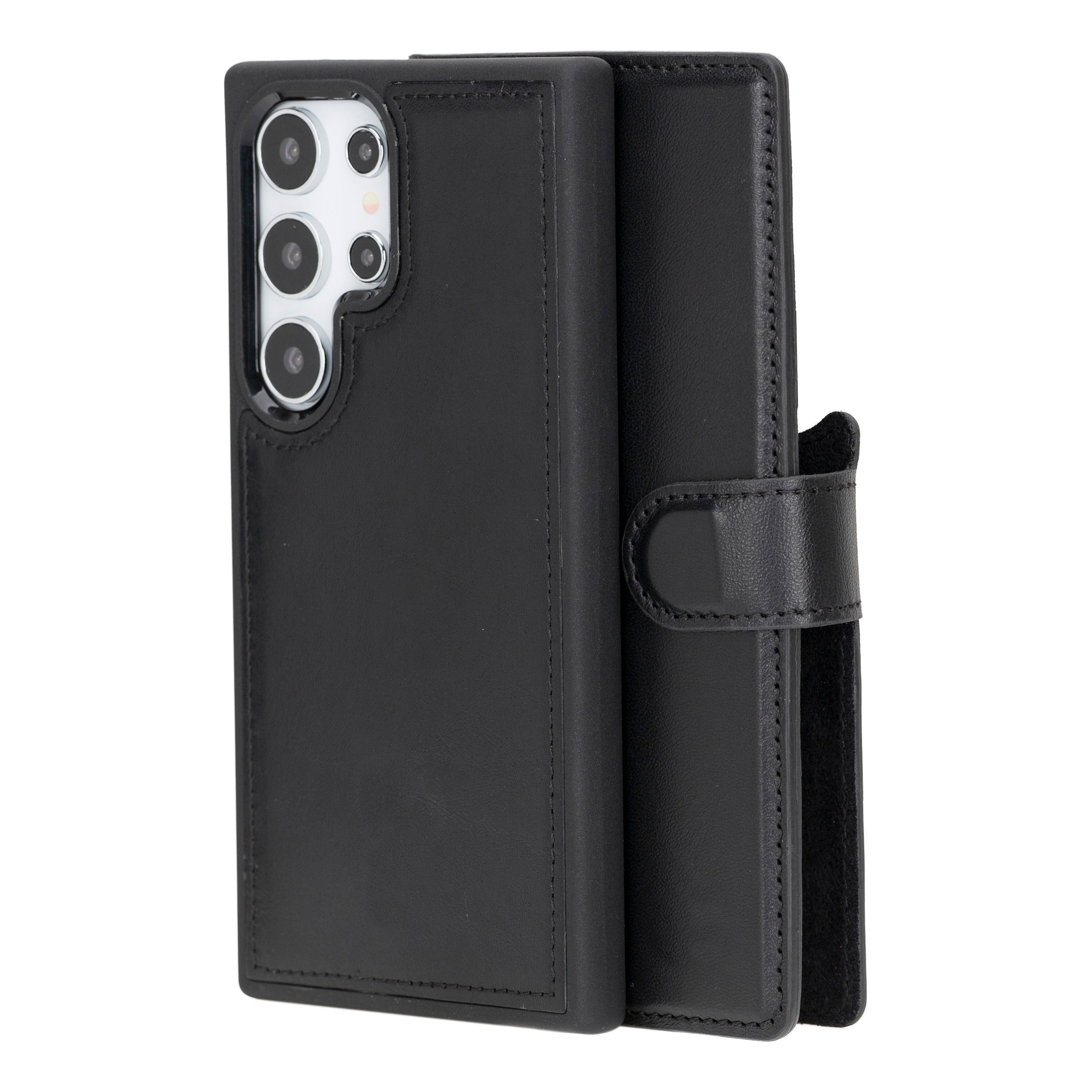 Magic Samsung Galaxy S24 Ultra Leather Detachable Wallet Case
