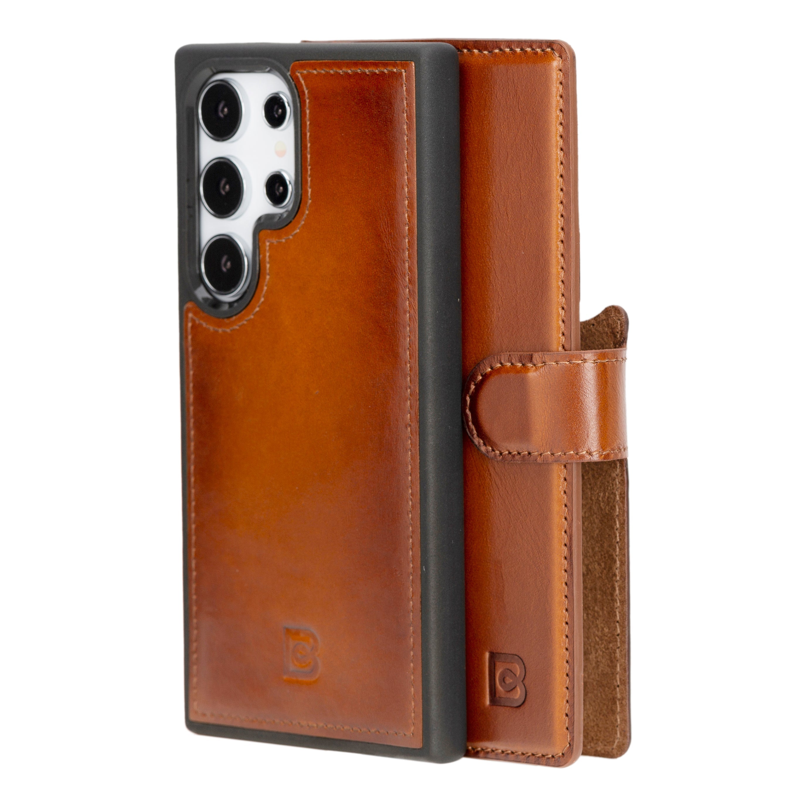 Magic Samsung Galaxy S24 Plus Detachable Leather Wallet Case