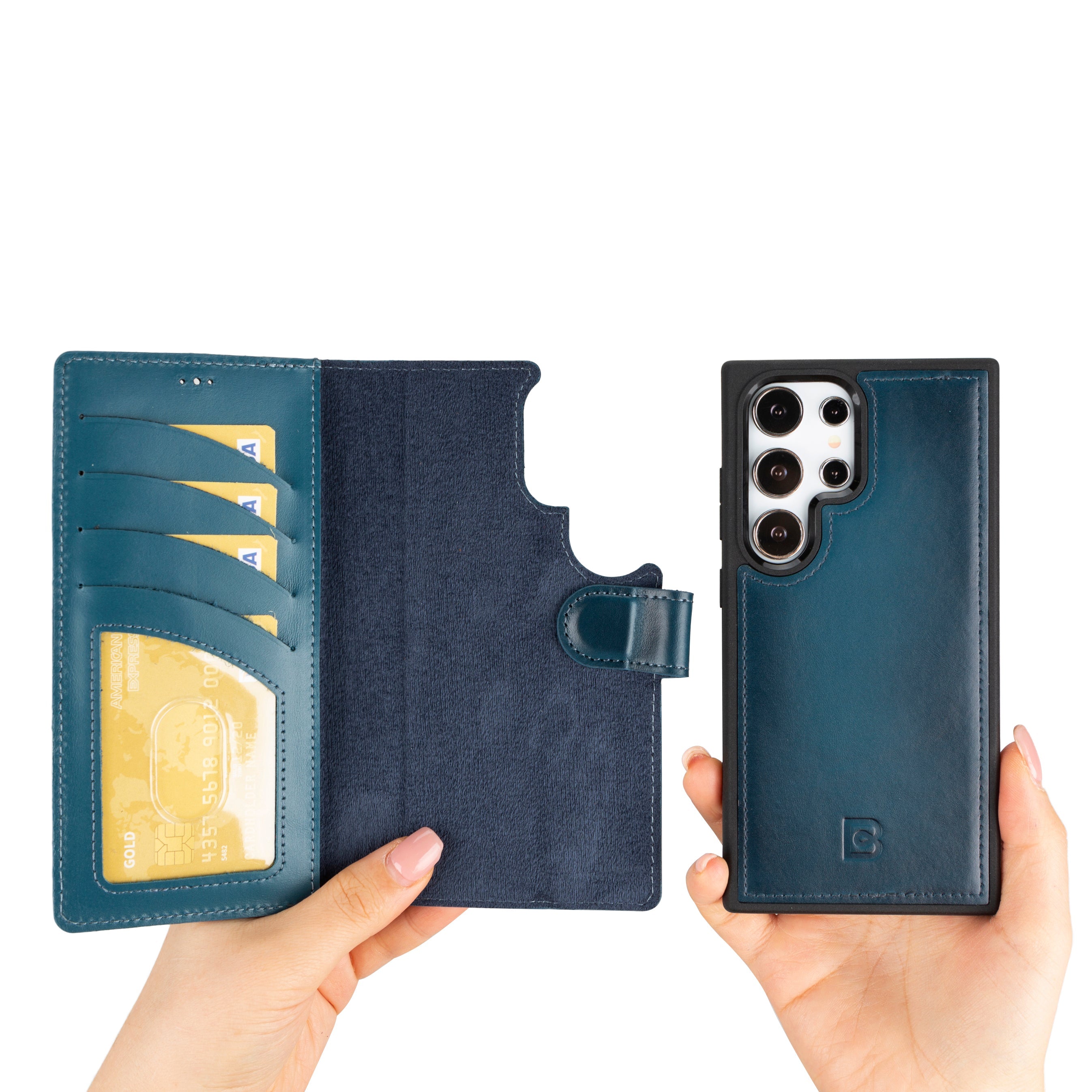 Magic Samsung Galaxy S24 Detachable Leather Wallet Case