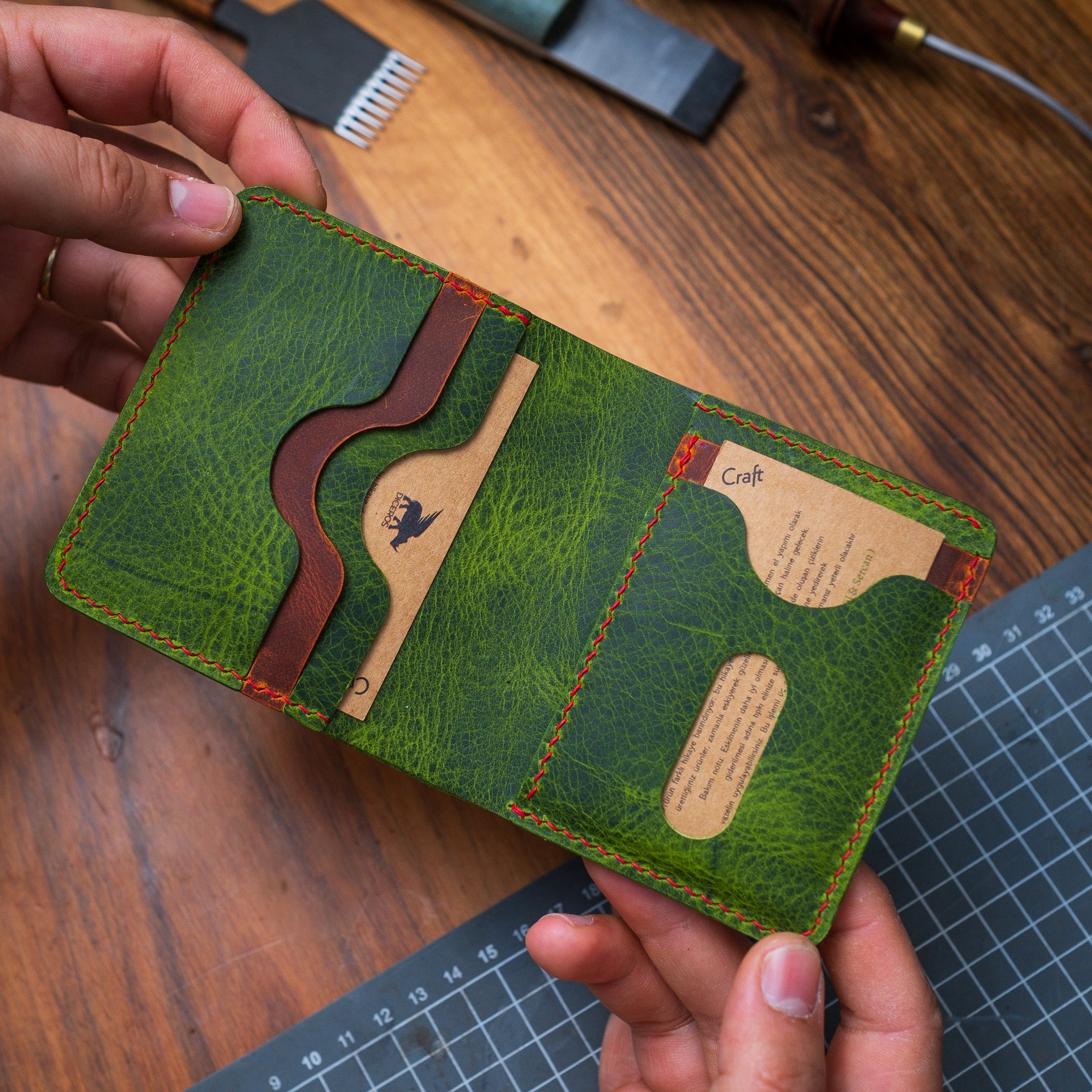 Mini Wallet Card Holder Diceros Model Xl   Unique Gift Ideas   Boyfriend Gift   Girlfriend Gift   Father Gift