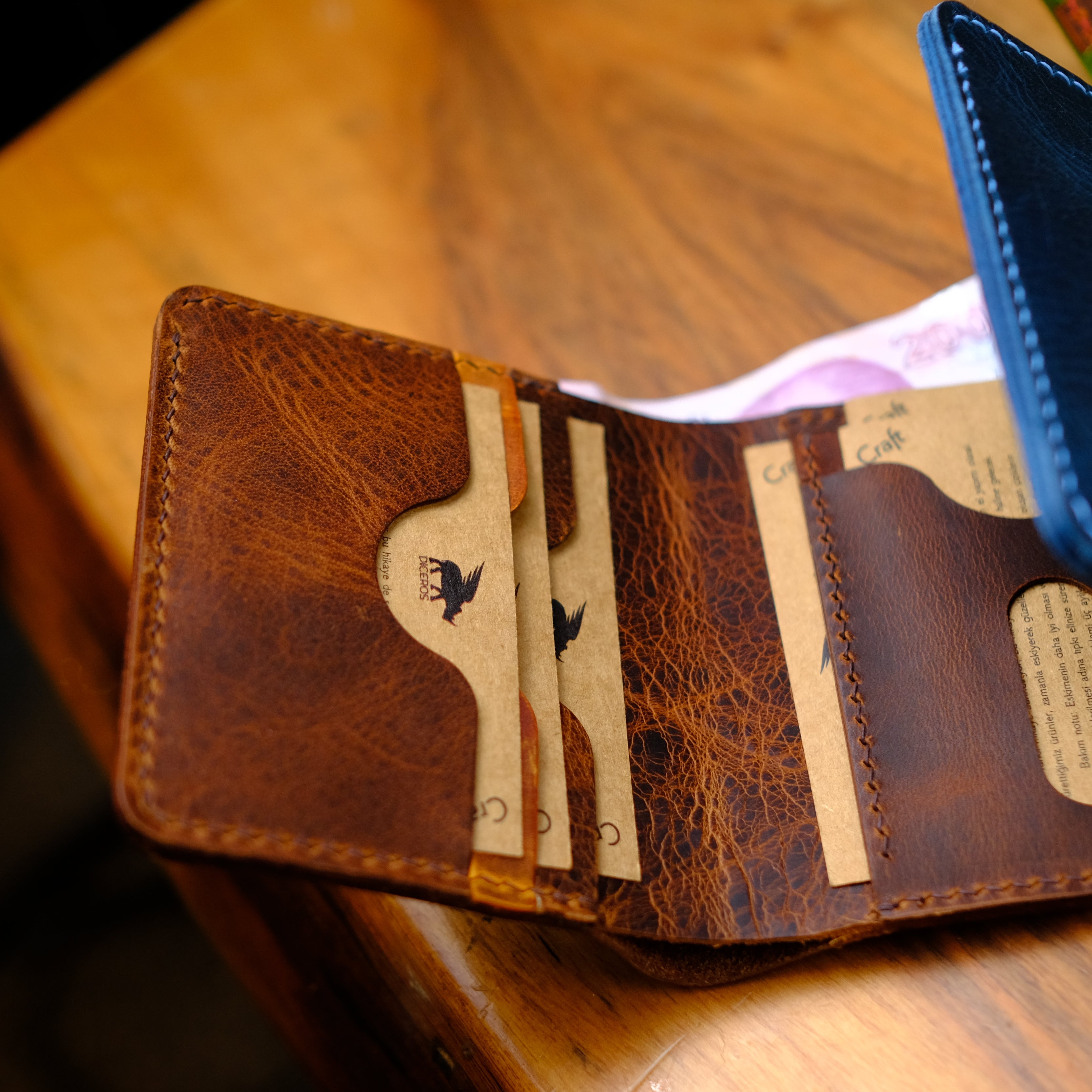 Mini Wallet Card Holder Diceros Model Xl   Unique Gift Ideas   Boyfriend Gift   Girlfriend Gift   Father Gift