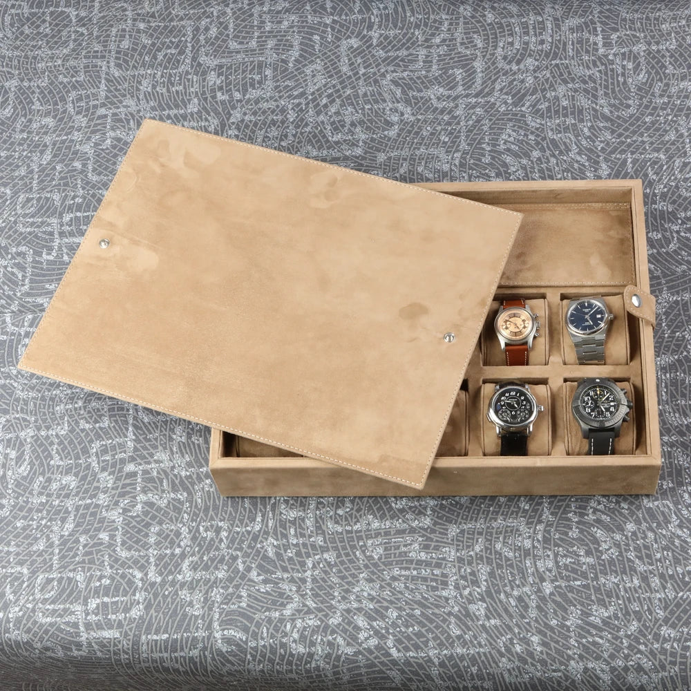 Patrick Leather Watch Storage Box - Premium Gift