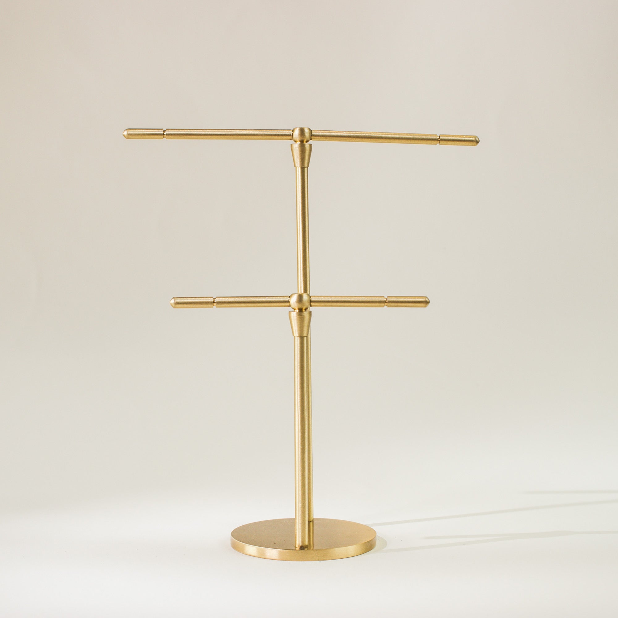 Brass Jewellery Stand - Dual