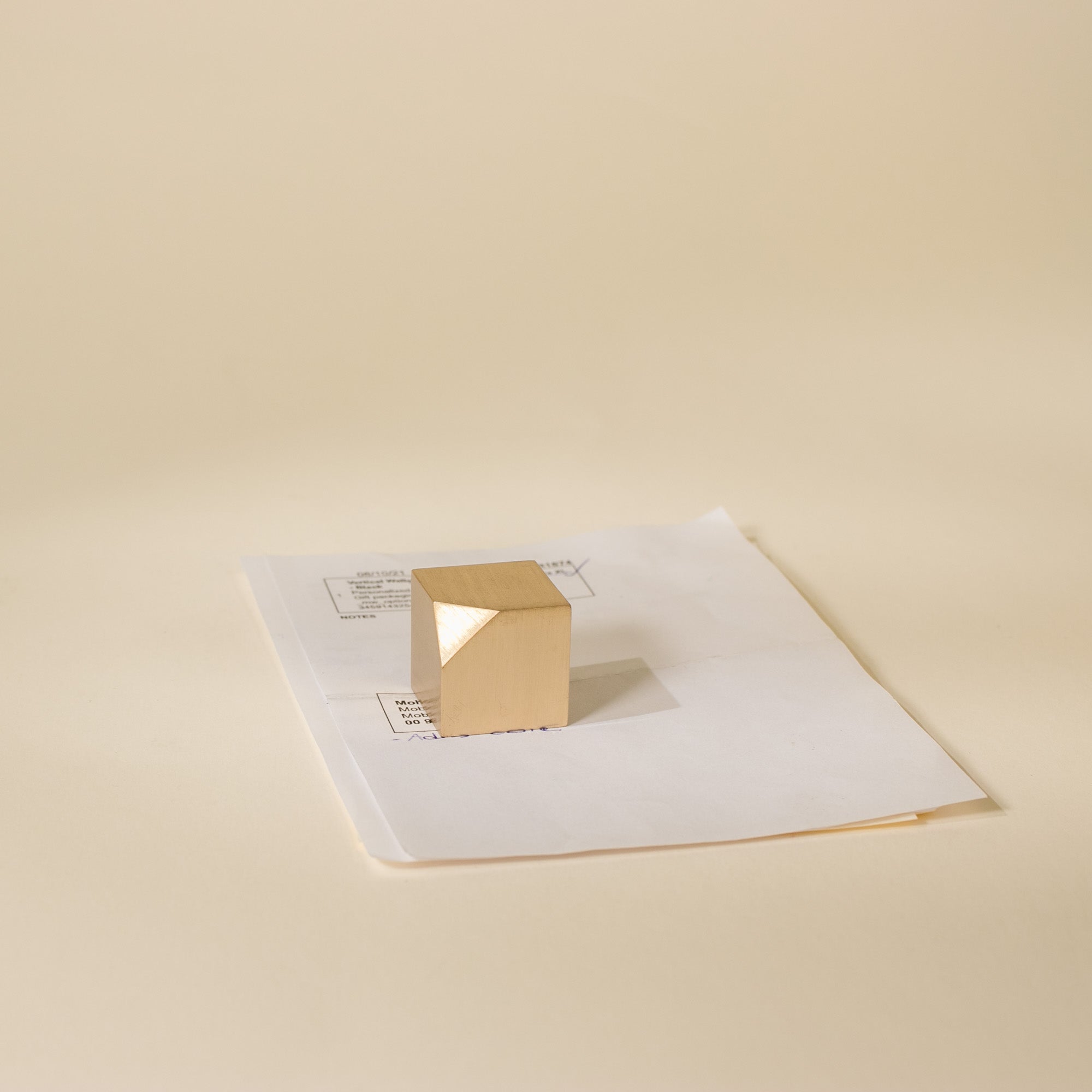 Brass Office Set - Set of 3