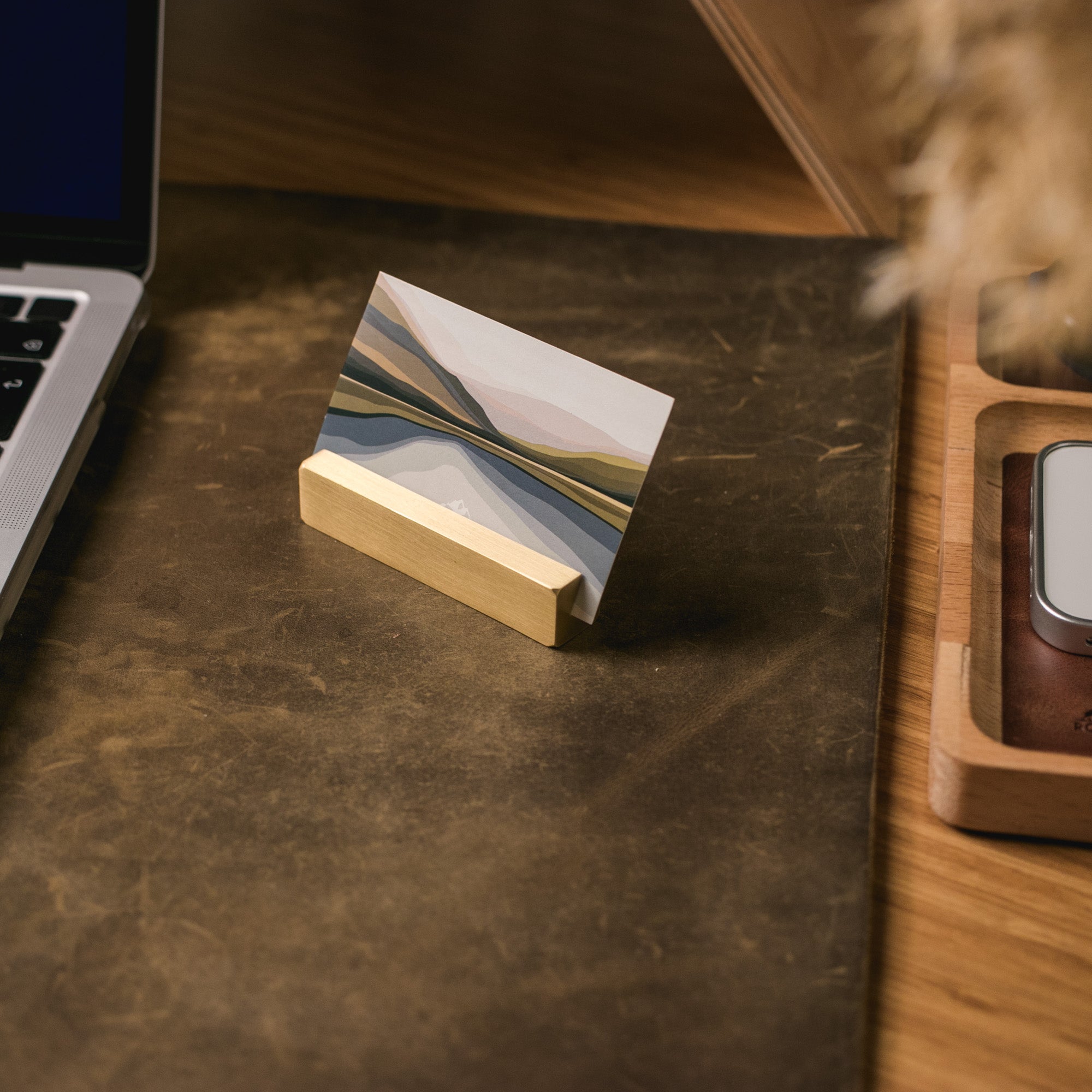 Brass Business Card Holder