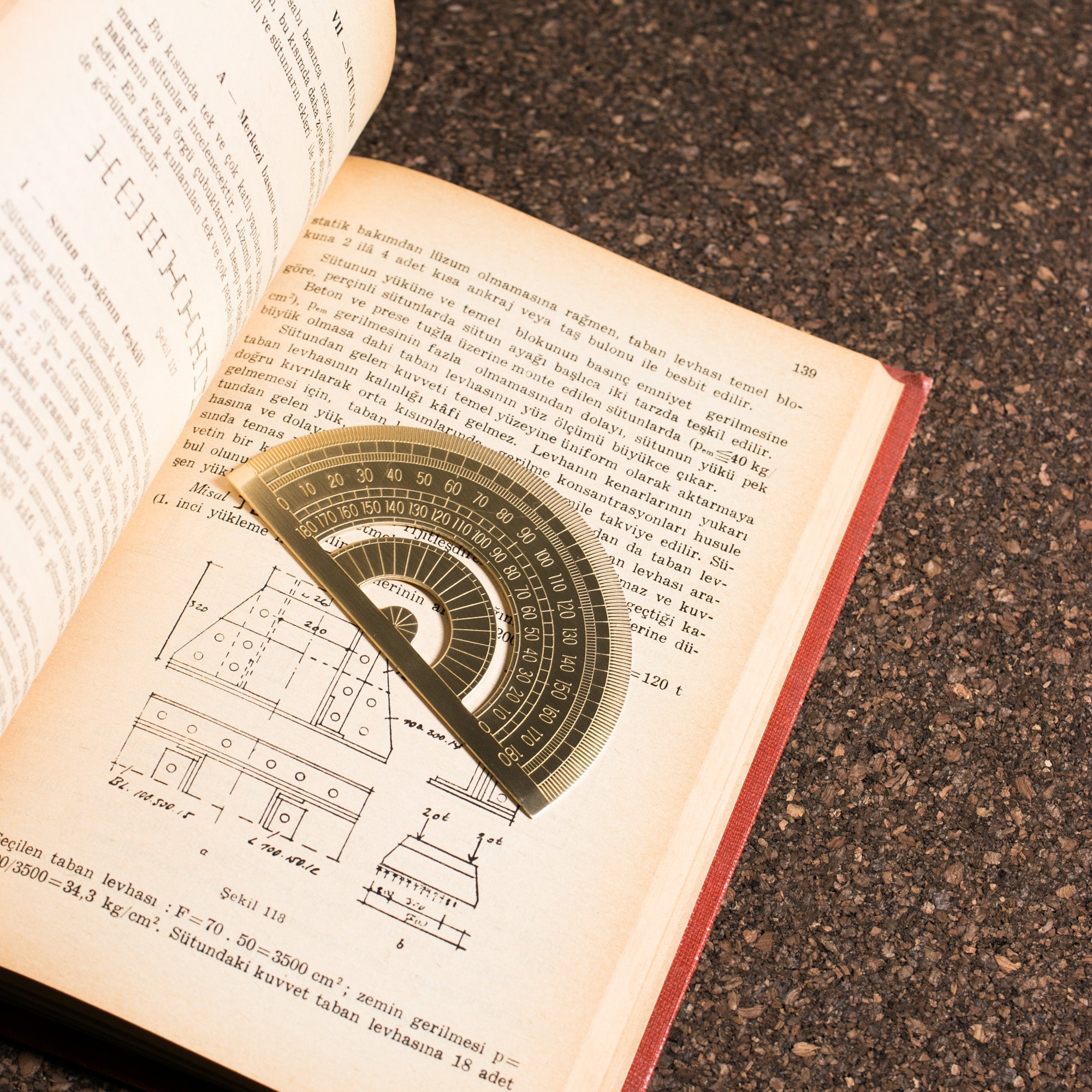 Brass Protractor