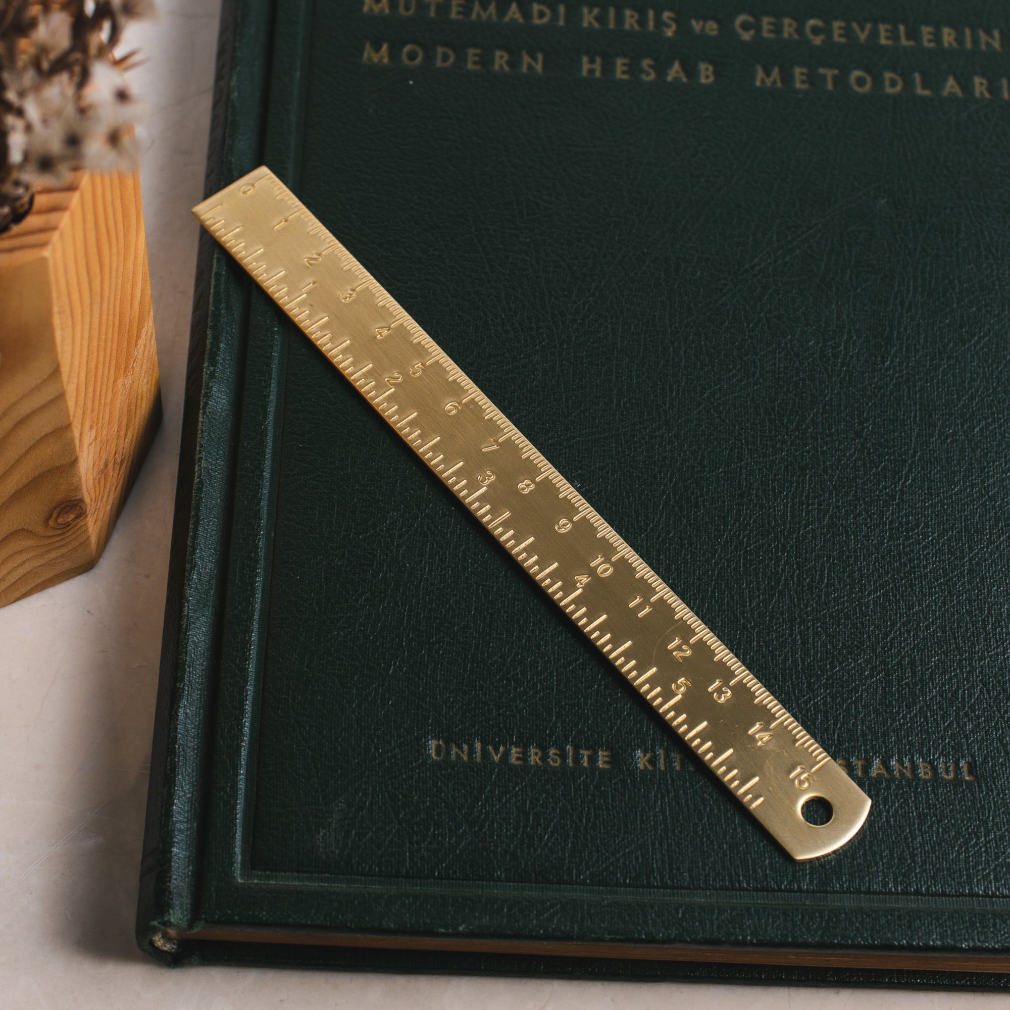 Brass Line Ruler