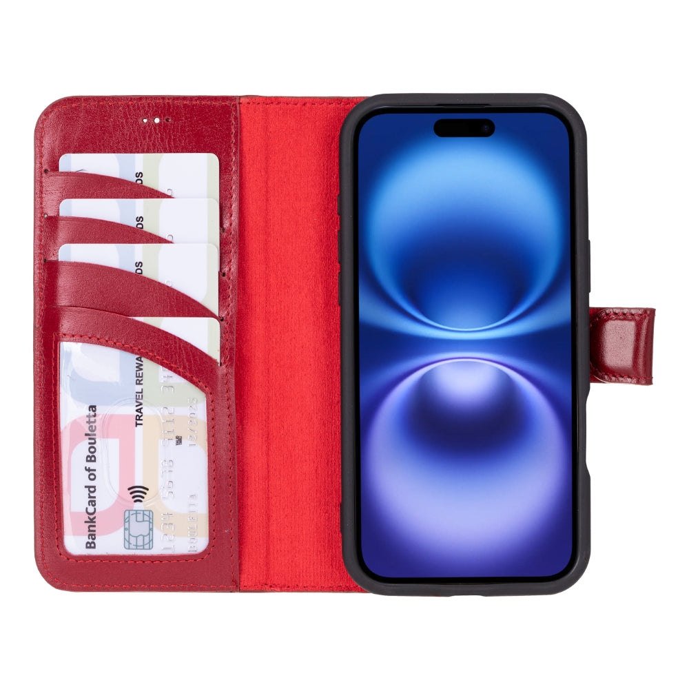 Magic iPhone 16 Plus Leather Detachable Wallet Case