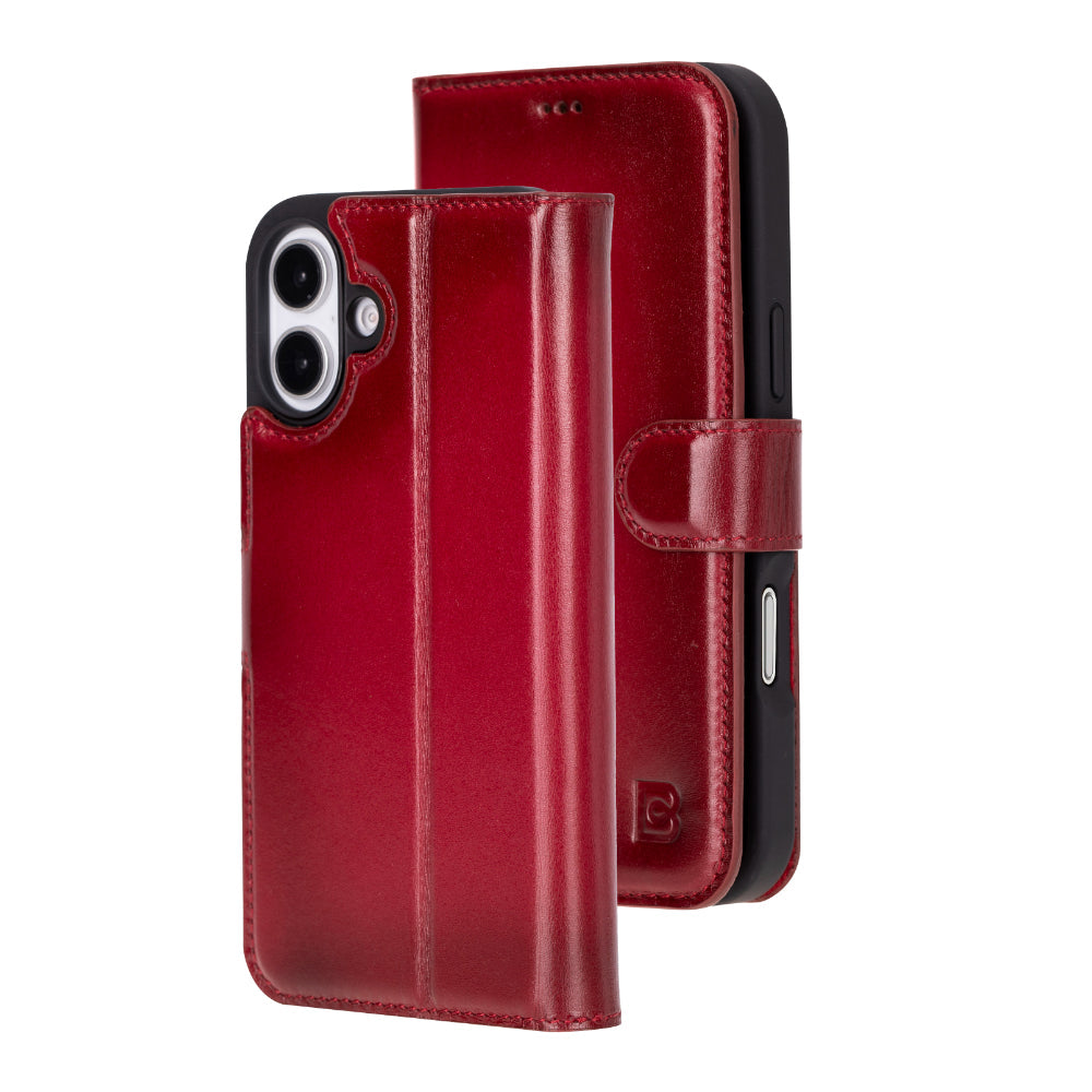 Magic iPhone 16 Plus Leather Detachable Wallet Case