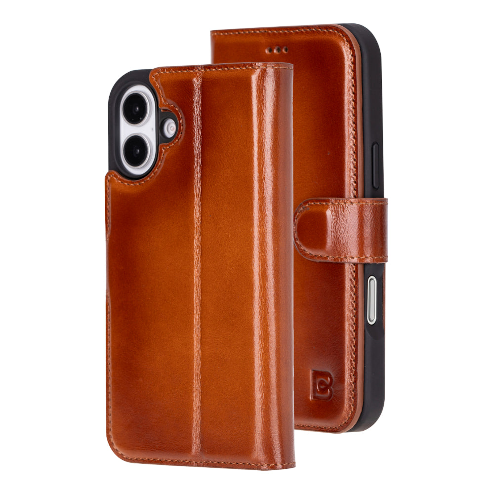Magic iPhone 16 Plus Leather Detachable Wallet Case