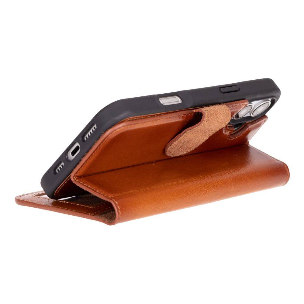 Magic iPhone 16 Plus Detachable Leather Wallet Case