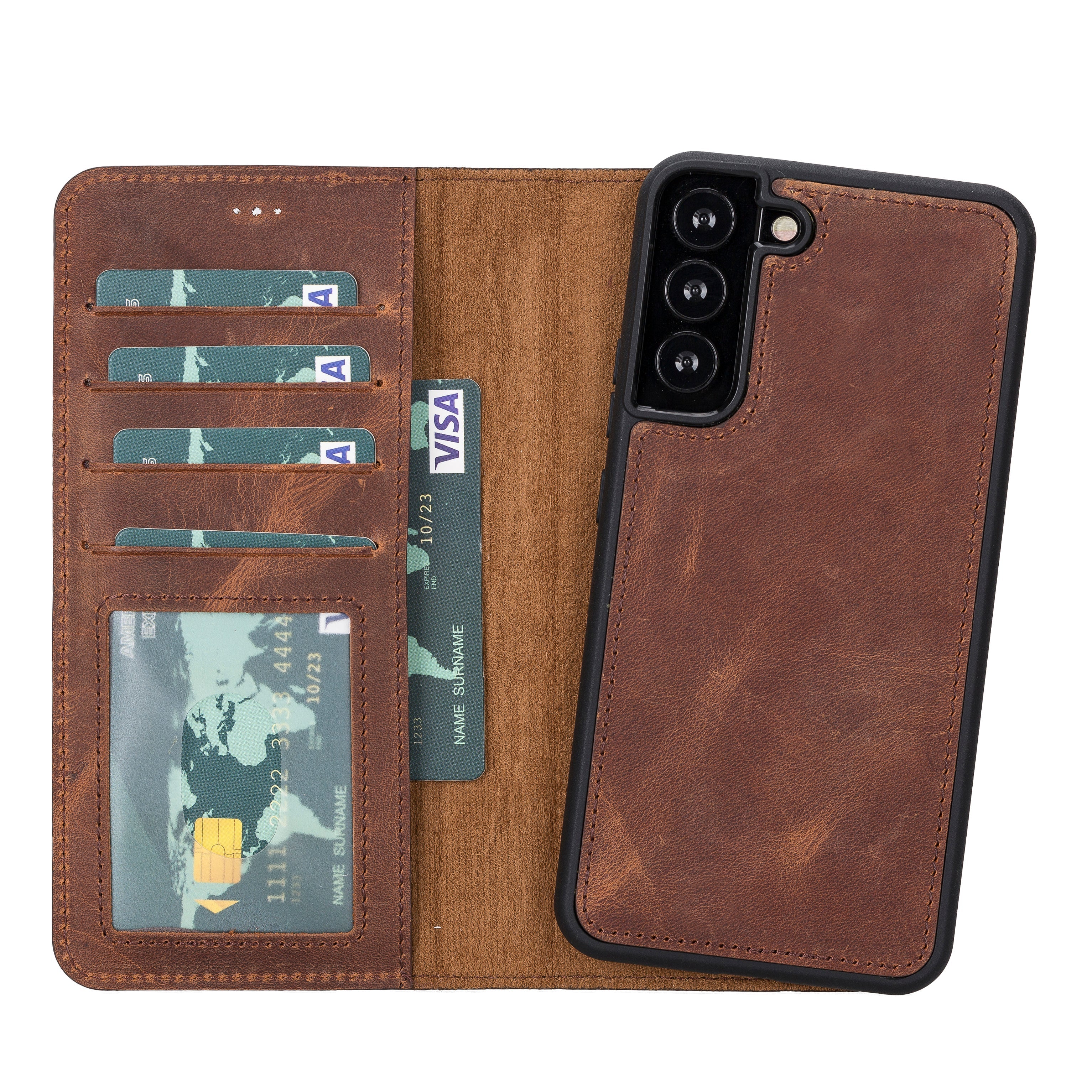 Magic Samsung Galaxy S23 Series Detachable Leather Wallet Case - MW