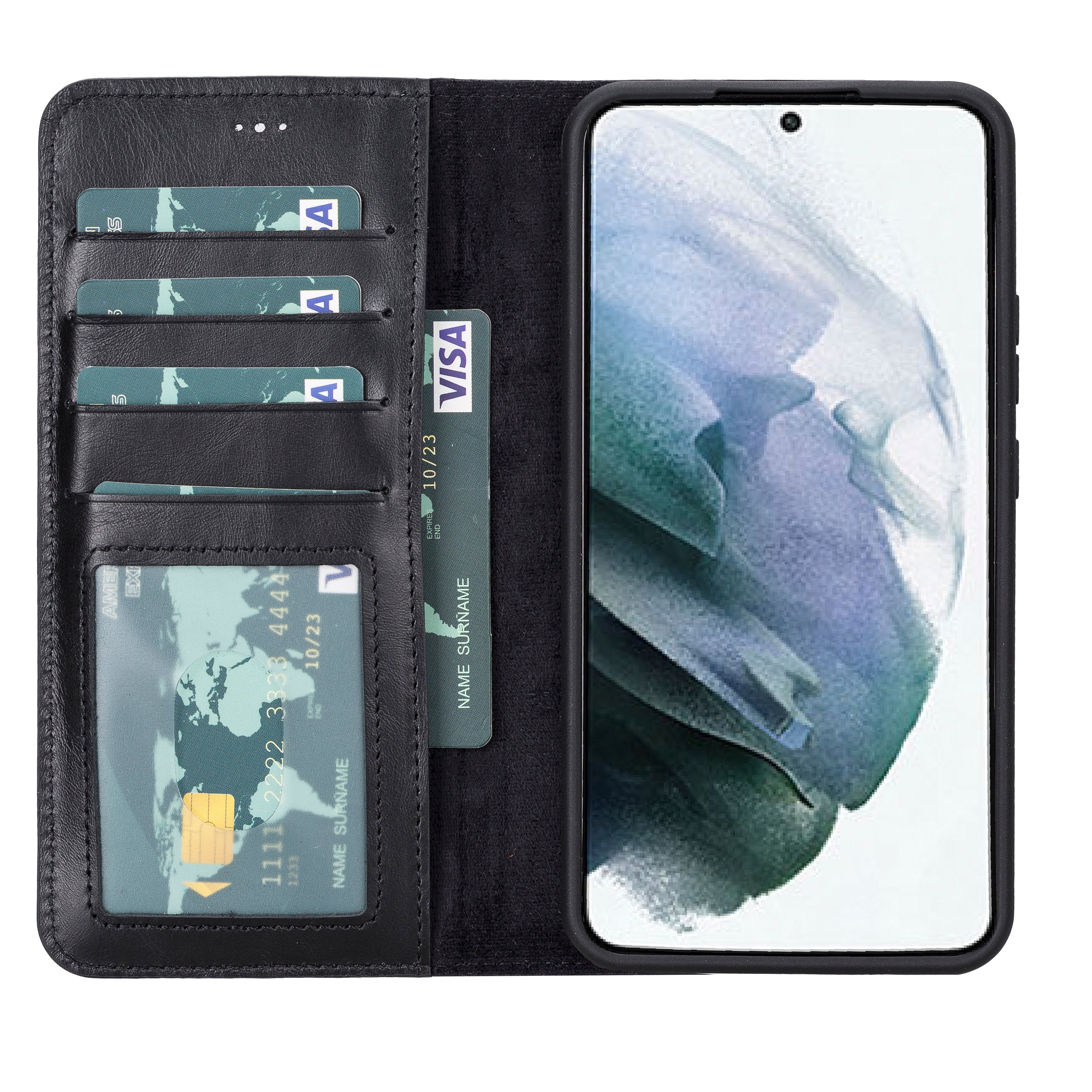 Magic Samsung Galaxy S23 Series Detachable Leather Wallet Case - MW