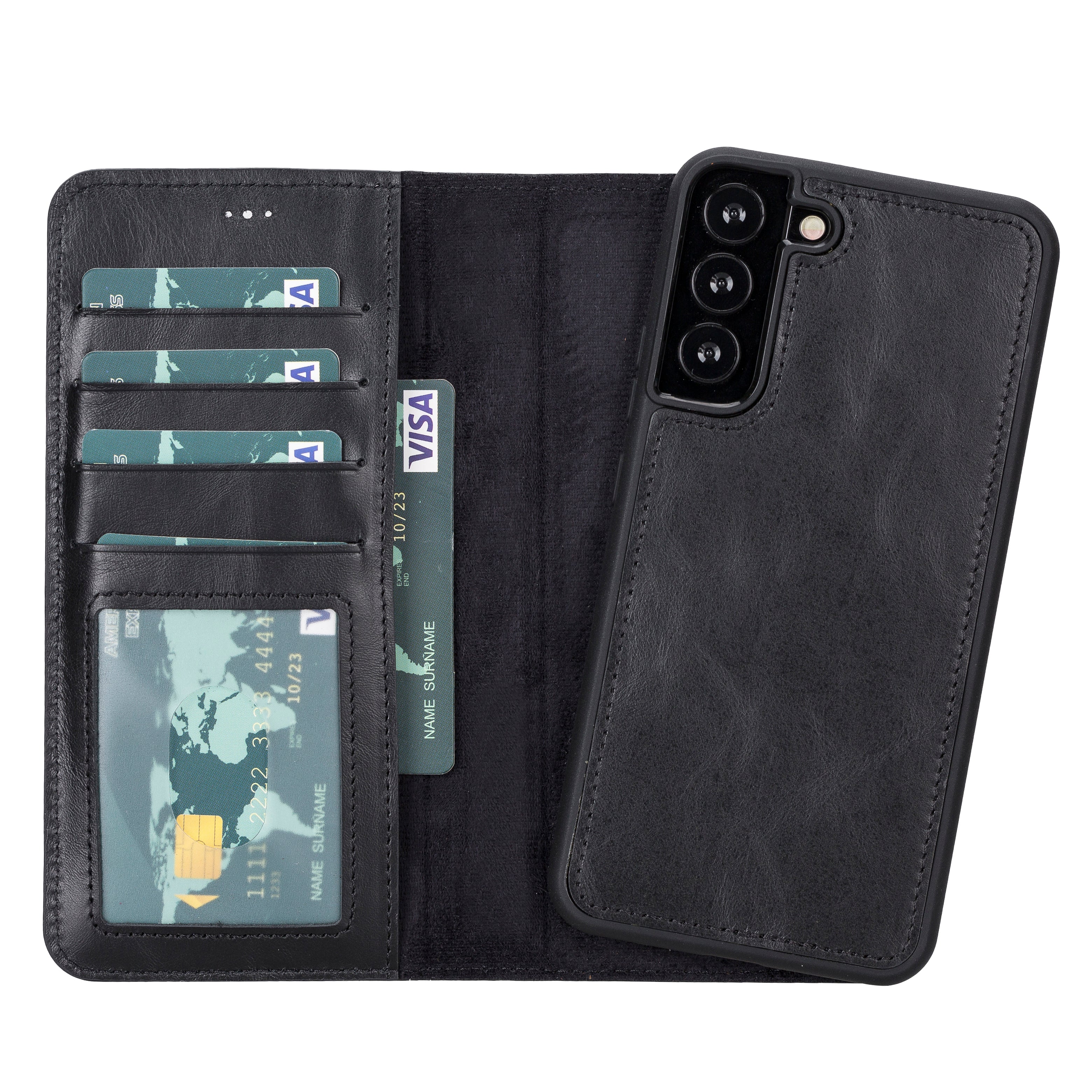 Magic Samsung Galaxy S23 Series Detachable Leather Wallet Case - MW