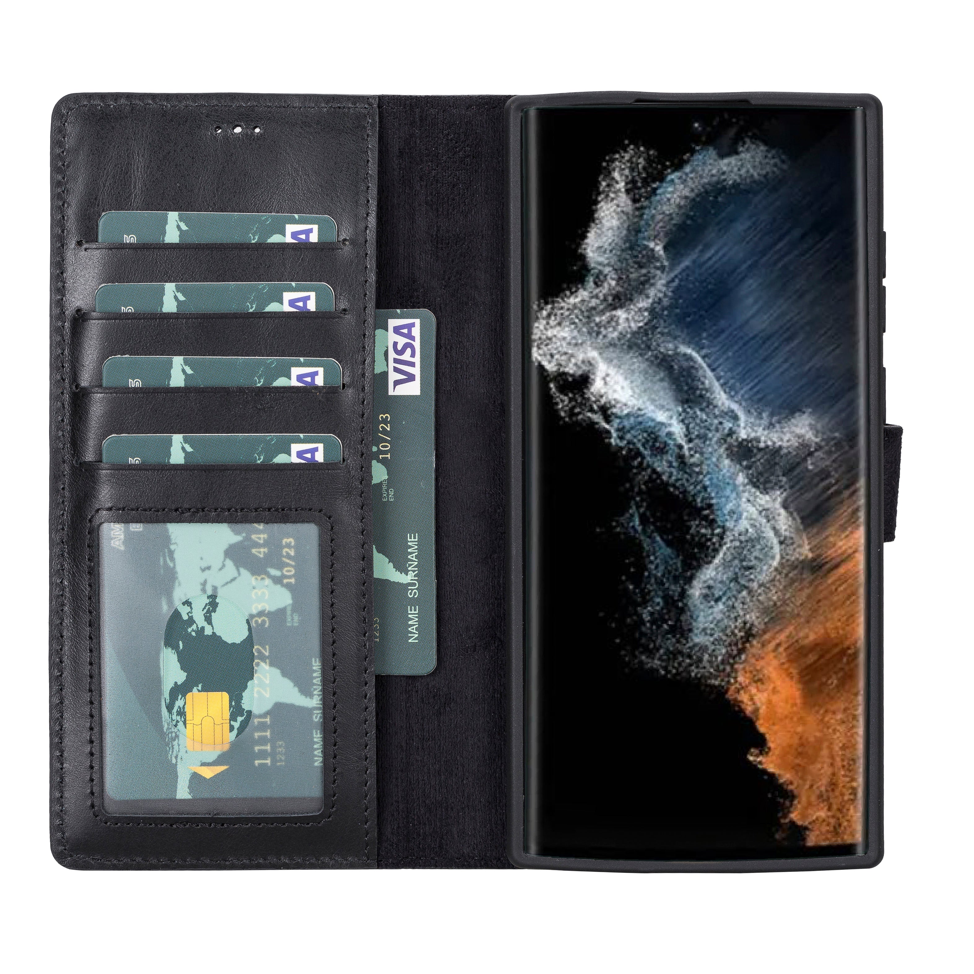 Magic Samsung Galaxy S23 Series Detachable Leather Wallet Case - MW