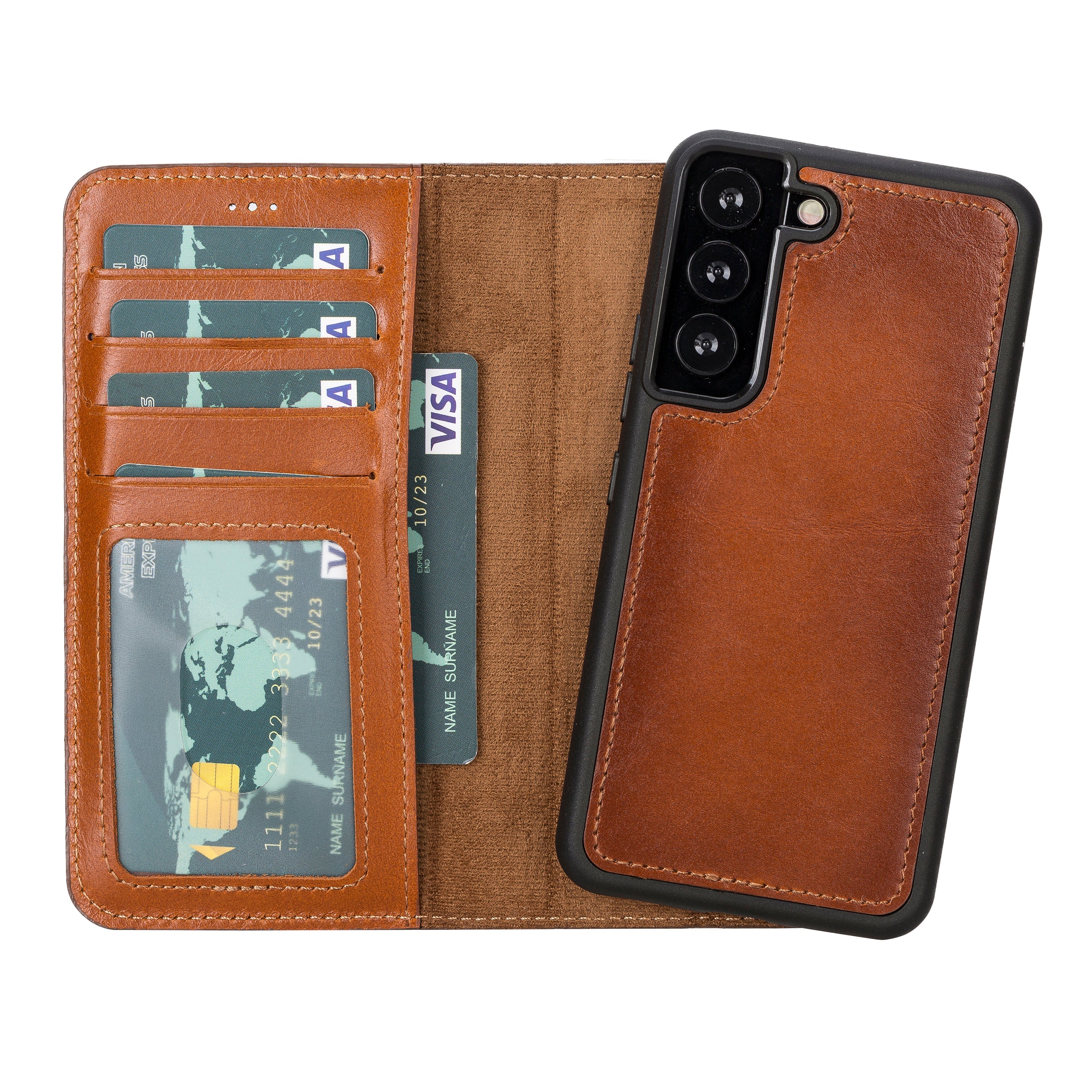 Magic Samsung Galaxy S23 Series Detachable Leather Wallet Case - MW