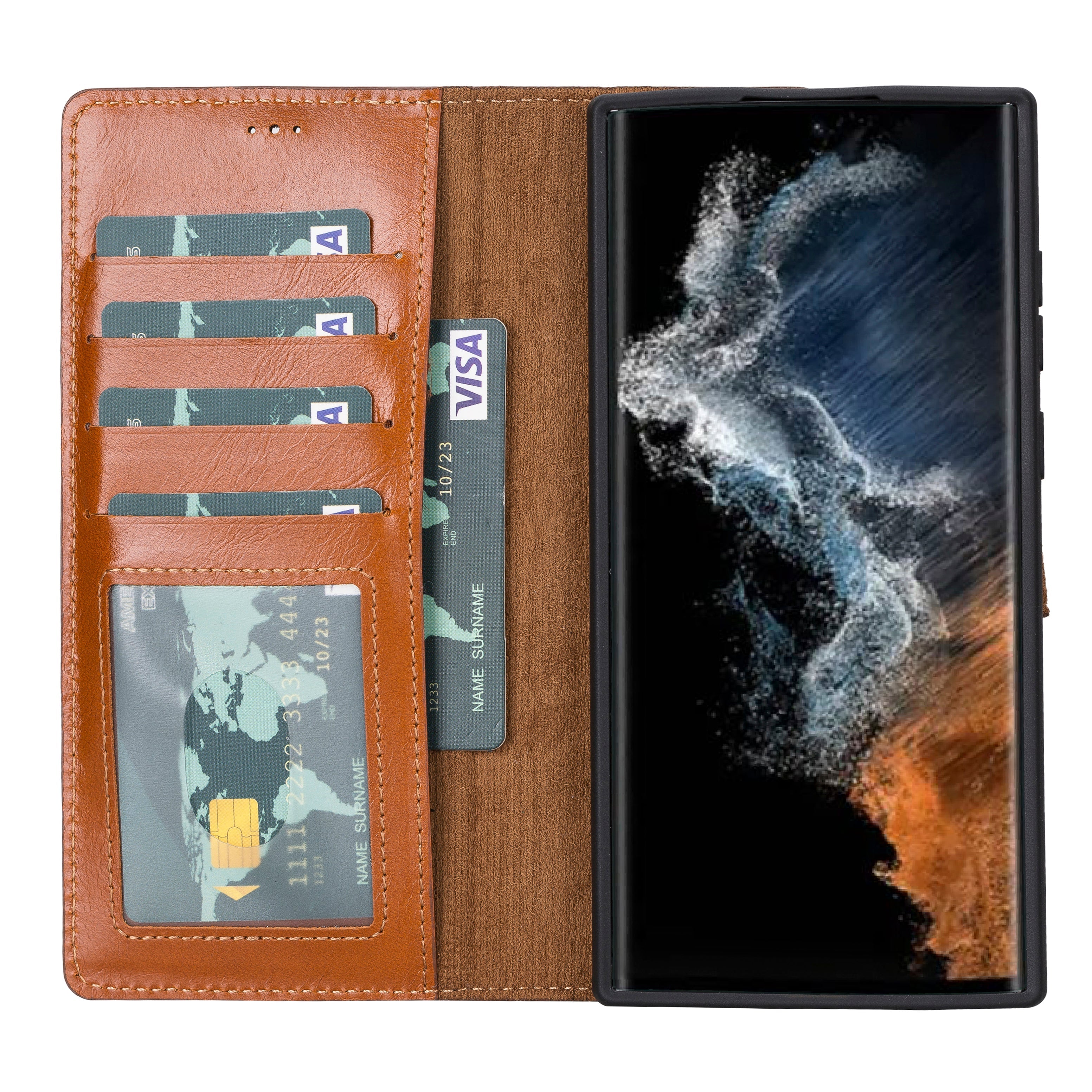 Magic Samsung Galaxy S23 Series Detachable Leather Wallet Case - MW