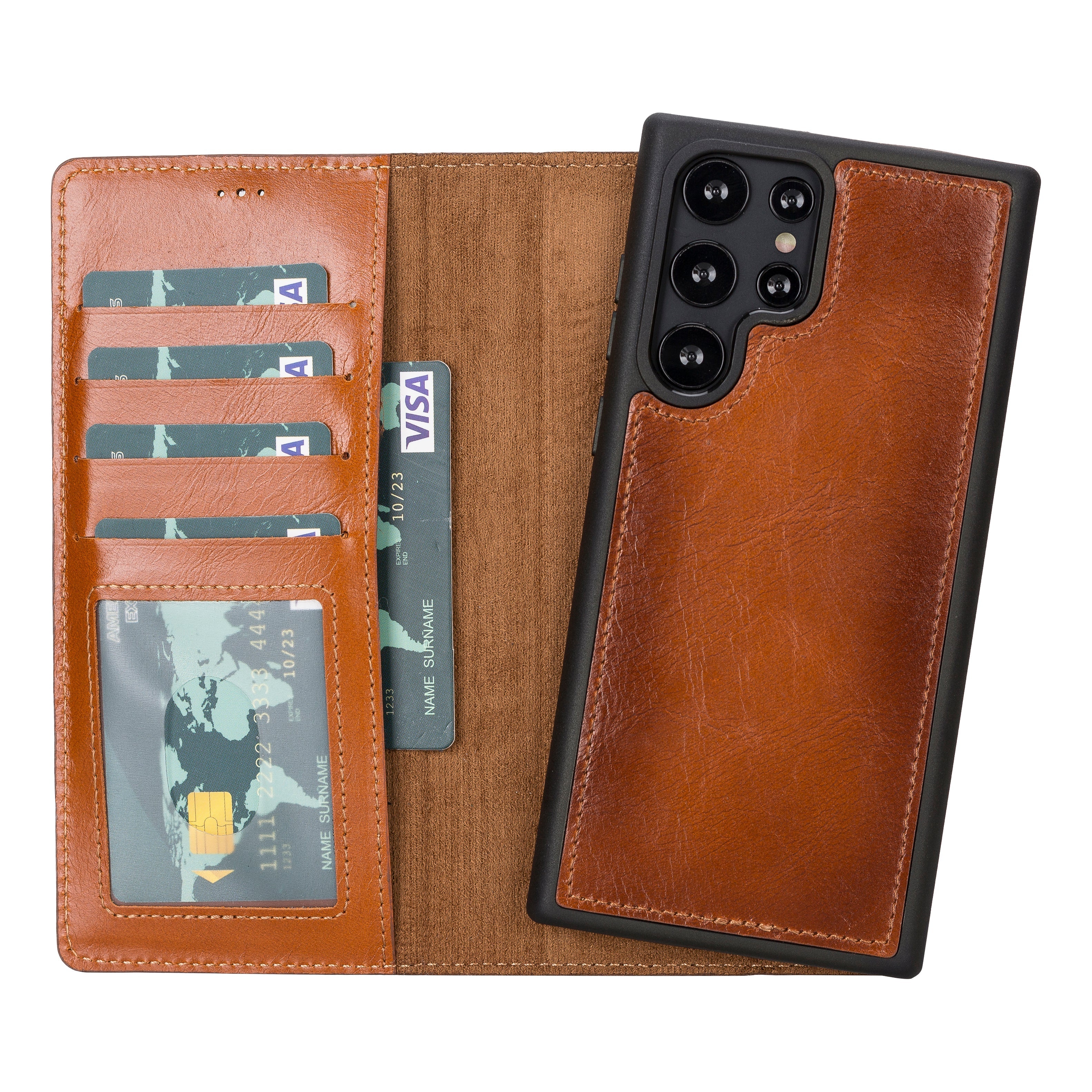 Magic Samsung Galaxy S23 Series Detachable Leather Wallet Case - MW