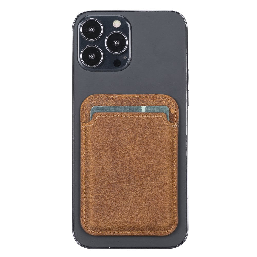 Maggy Leather Magnetic Card Holder