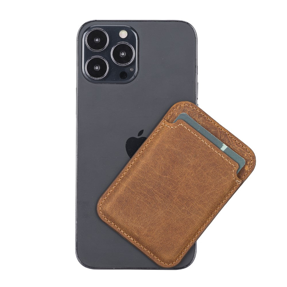 Maggy Leather Magnetic Card Holder