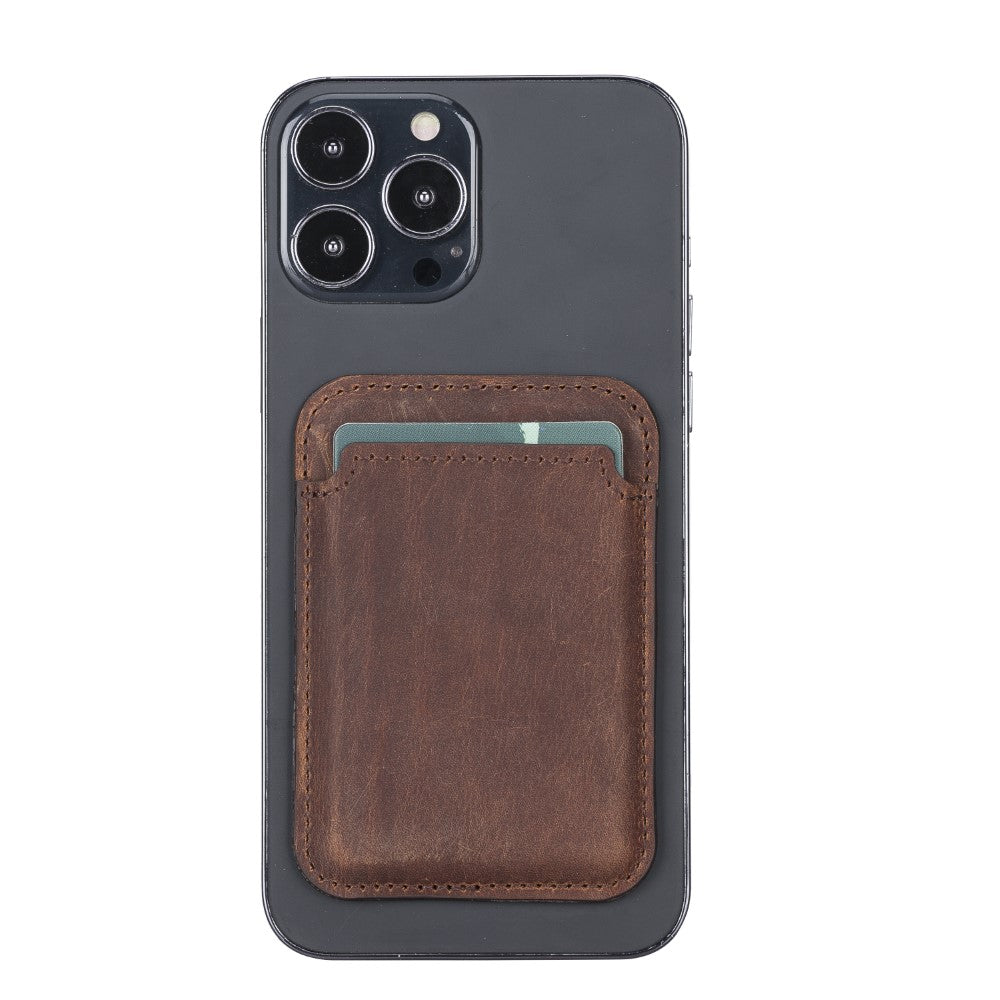 Maggy Leather Magnetic Card Holder