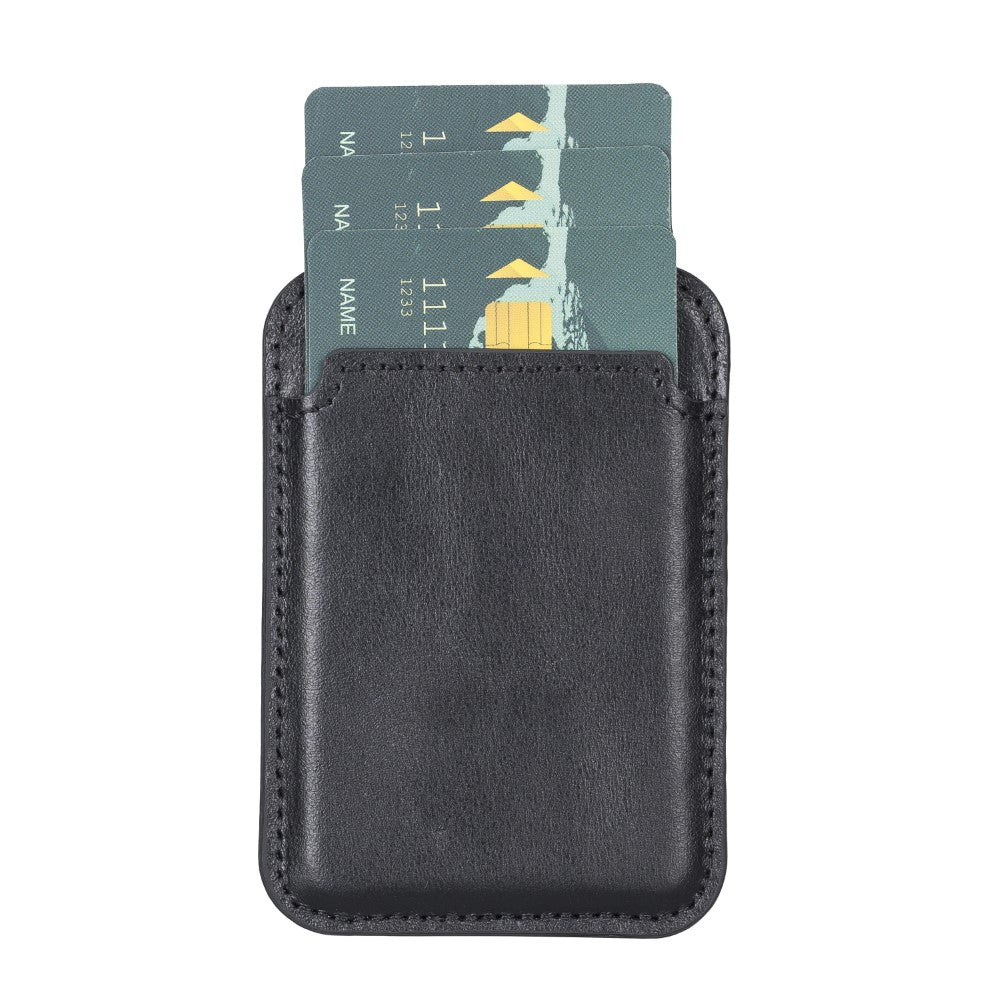 Maggy Leather Magnetic Card Holder