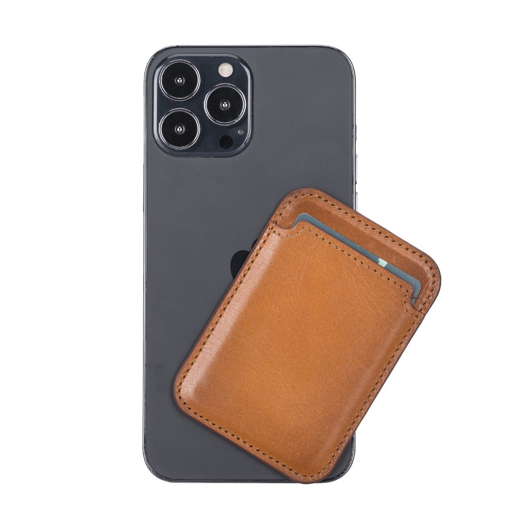 Maggy Leather Magnetic Card Holder