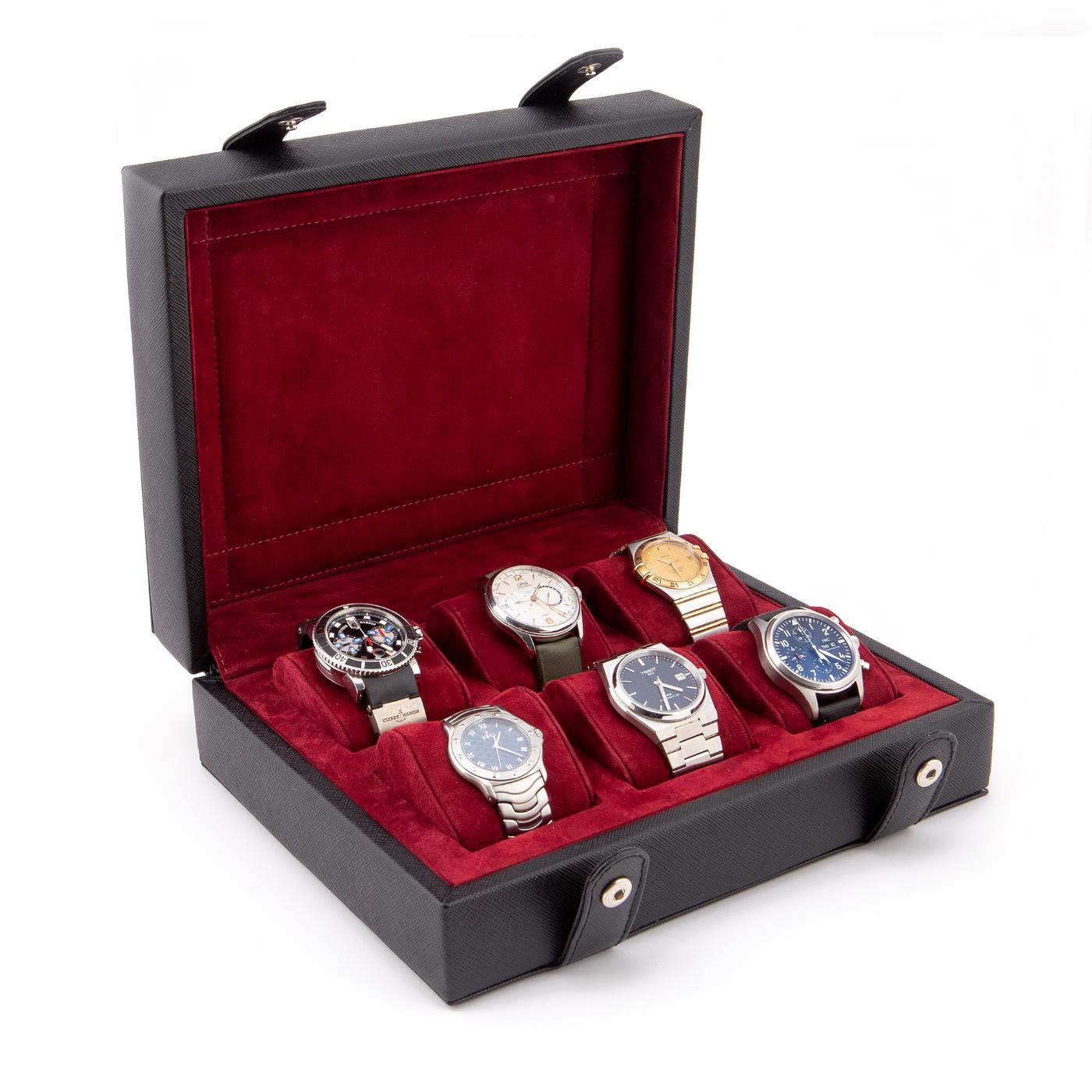 Miami Leather Watch Box Multi - Premium Gift
