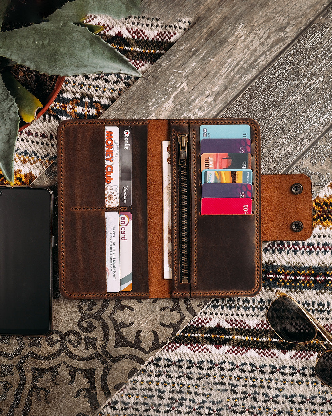 Leather wallet - SIERA - Exclusive Styles