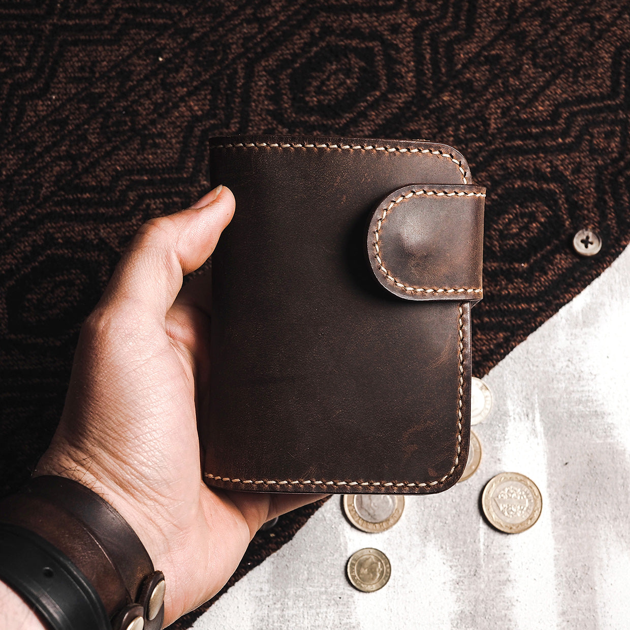 Leather wallet - RAGNA - Luxury Picks