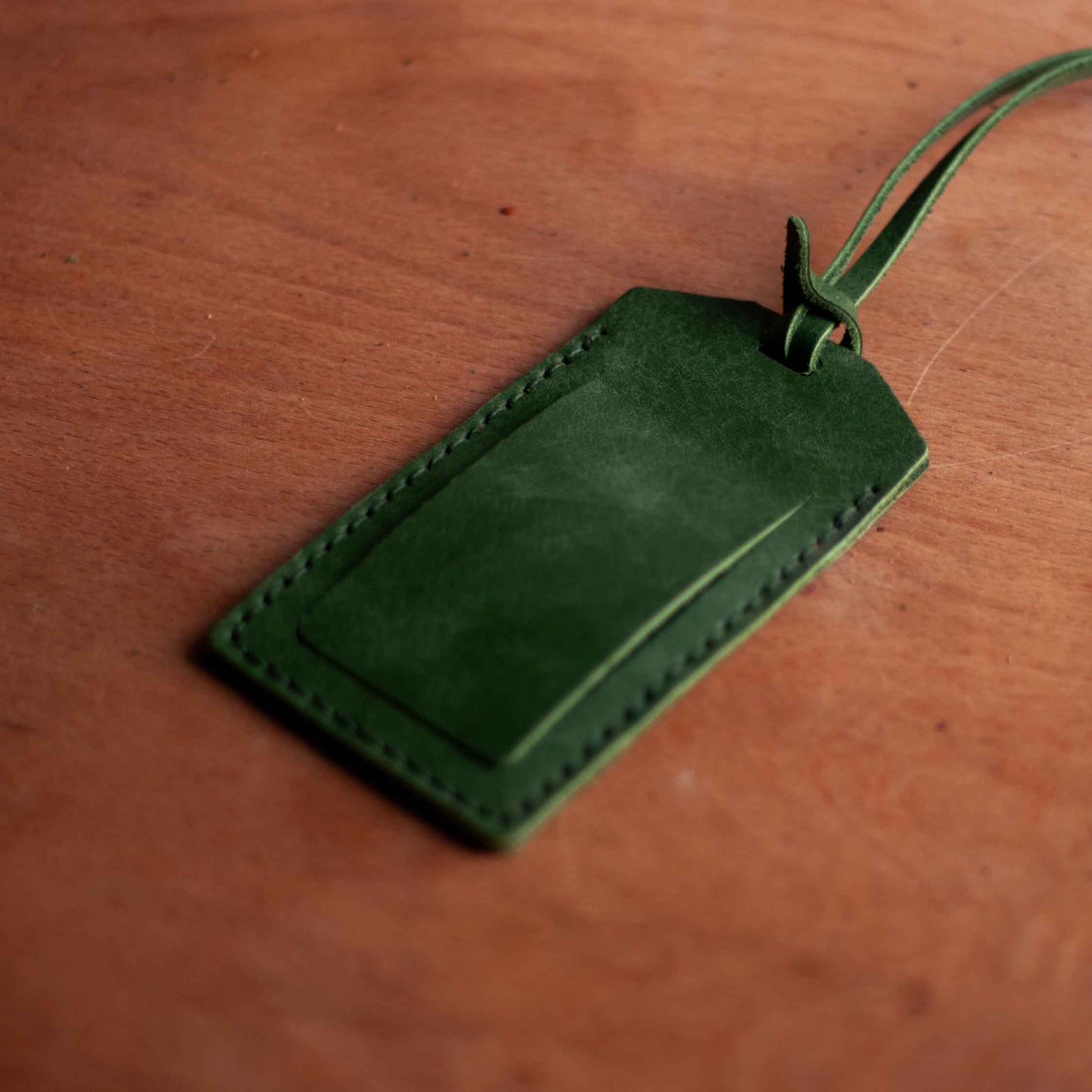 Leather Luggage Tag - Leather Luggage Tag