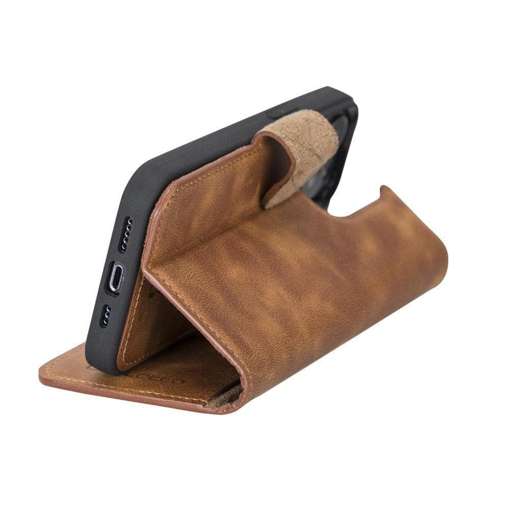Magic iPhone 13 Pro Max Leather Detachable Wallet Case