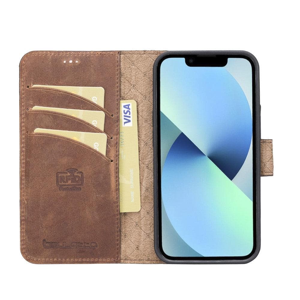 Magic iPhone 13 Pro Max Leather Detachable Wallet Case