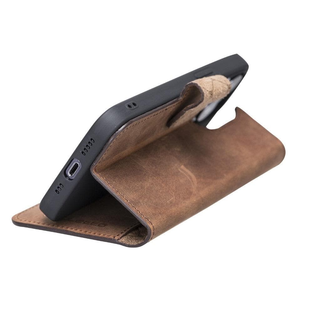 Magic iPhone 13 Pro Max Leather Detachable Wallet Case