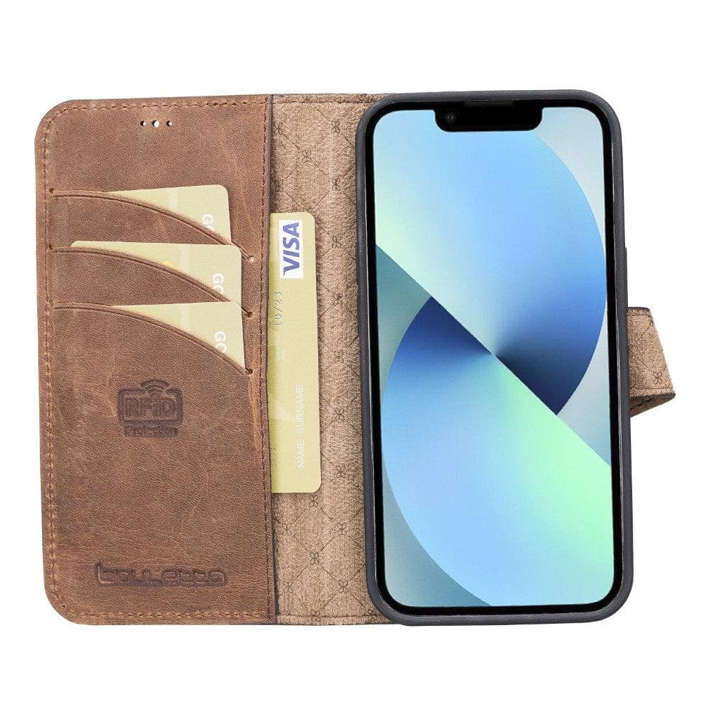 Magic iPhone 13 Pro Max Leather Detachable Wallet Case