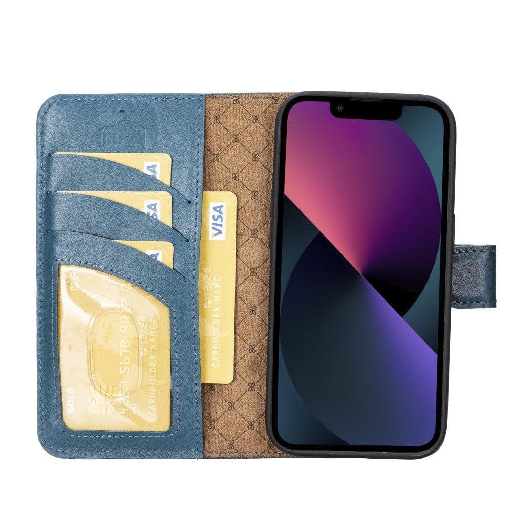Magic iPhone 14 Pro Max Colorful Leather Detachable Wallet Case