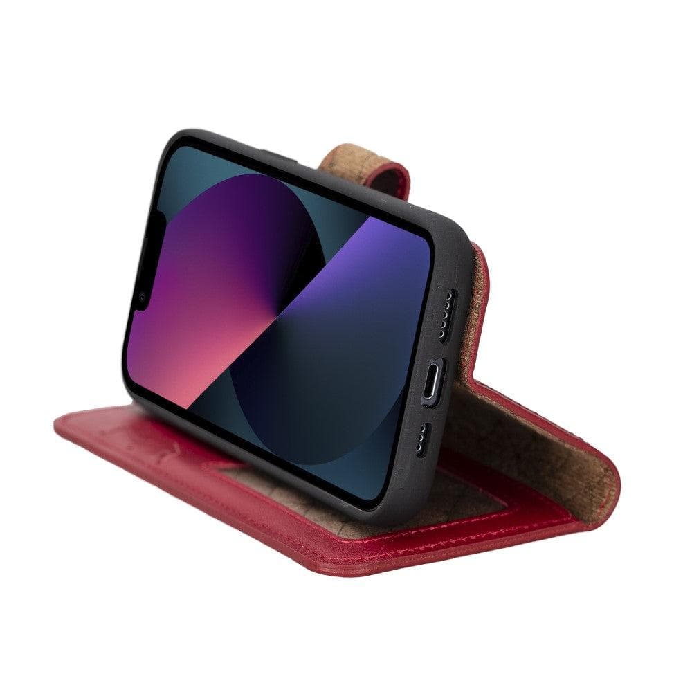 Magic iPhone 14 Pro Max Colorful Leather Detachable Wallet Case