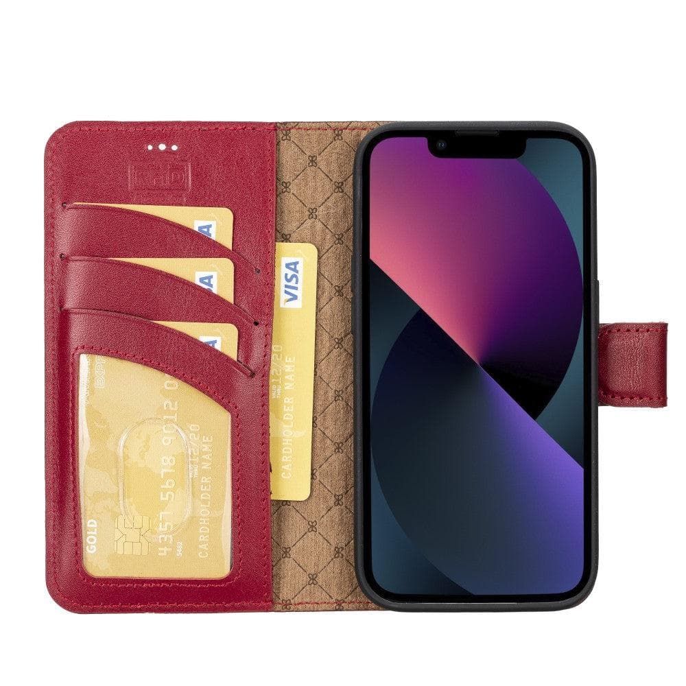 Magic iPhone 14 Pro Max Colorful Leather Detachable Wallet Case