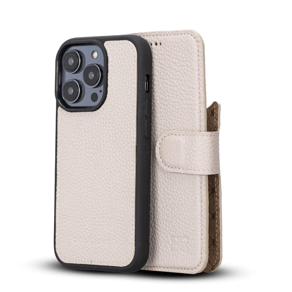 Magic iPhone 14 Pro Max Colorful Leather Detachable Wallet Case