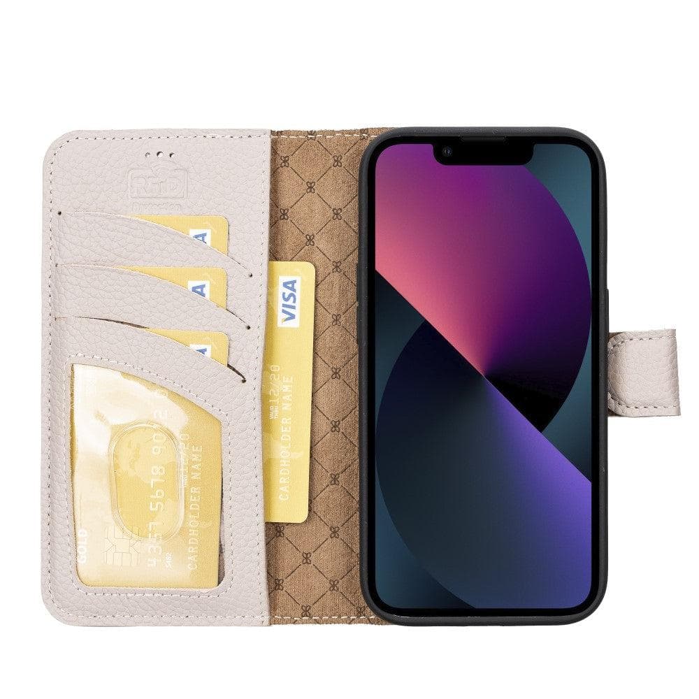 Magic iPhone 14 Pro Max Colorful Leather Detachable Wallet Case