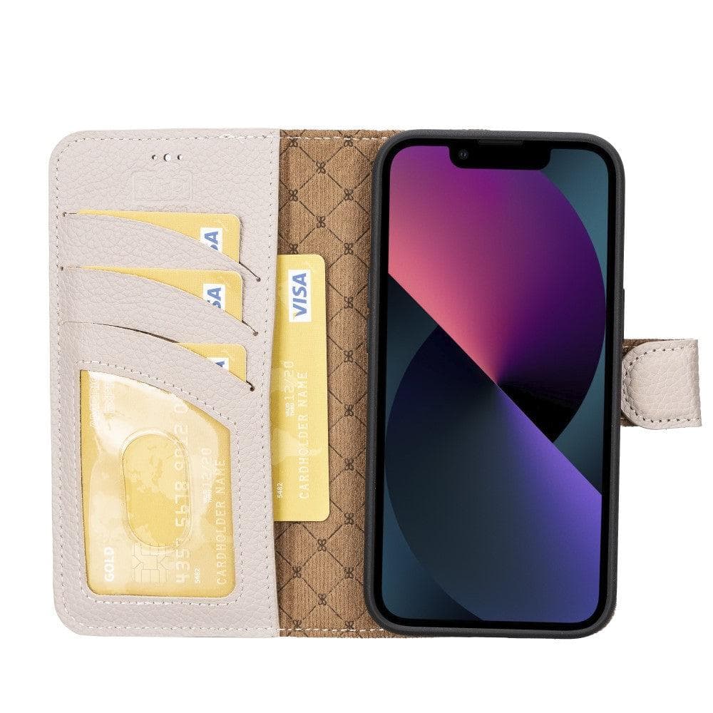 Magic iPhone 14 Pro Max Colorful Leather Detachable Wallet Case