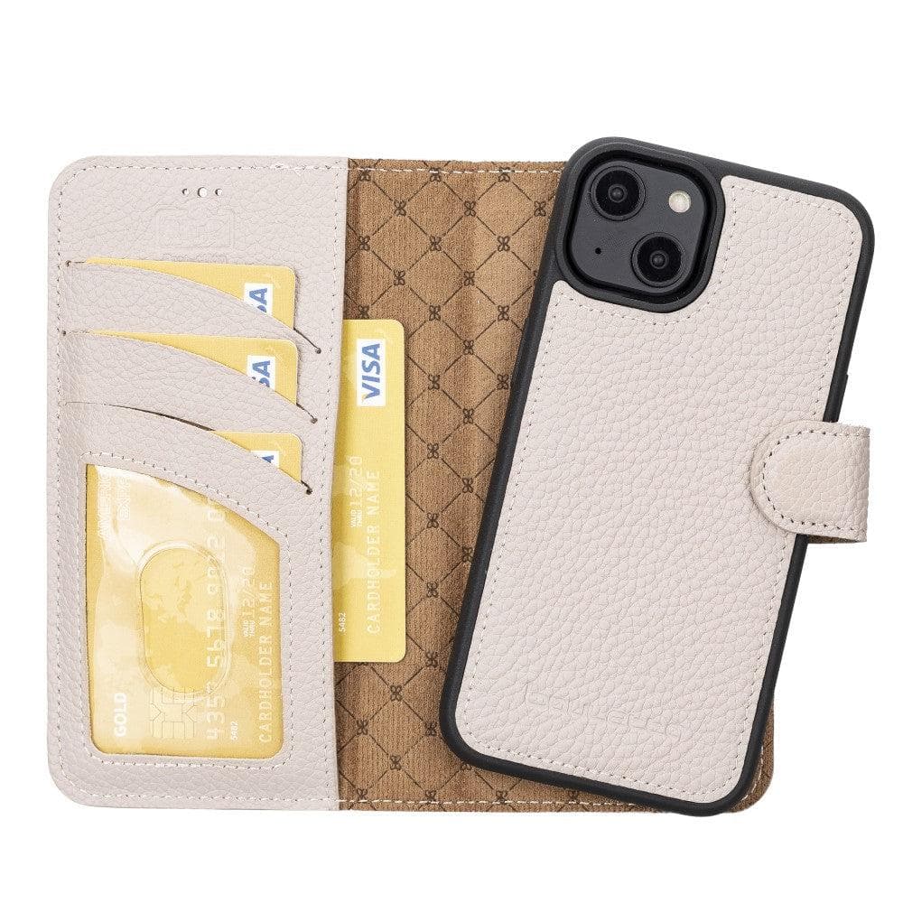 Magic iPhone 14 Pro Max Colorful Leather Detachable Wallet Case