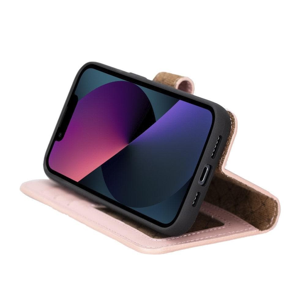 Magic iPhone 14 Pro Max Colorful Leather Detachable Wallet Case